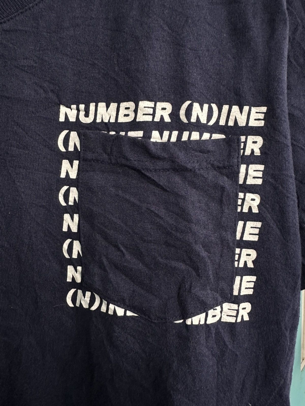 Comme des Garcons × Japanese Brand × Number (N)ine Number Nine Denim Pocket T-shirt Size US M / EU 48-50 / 2 - 2 Thumbnail
