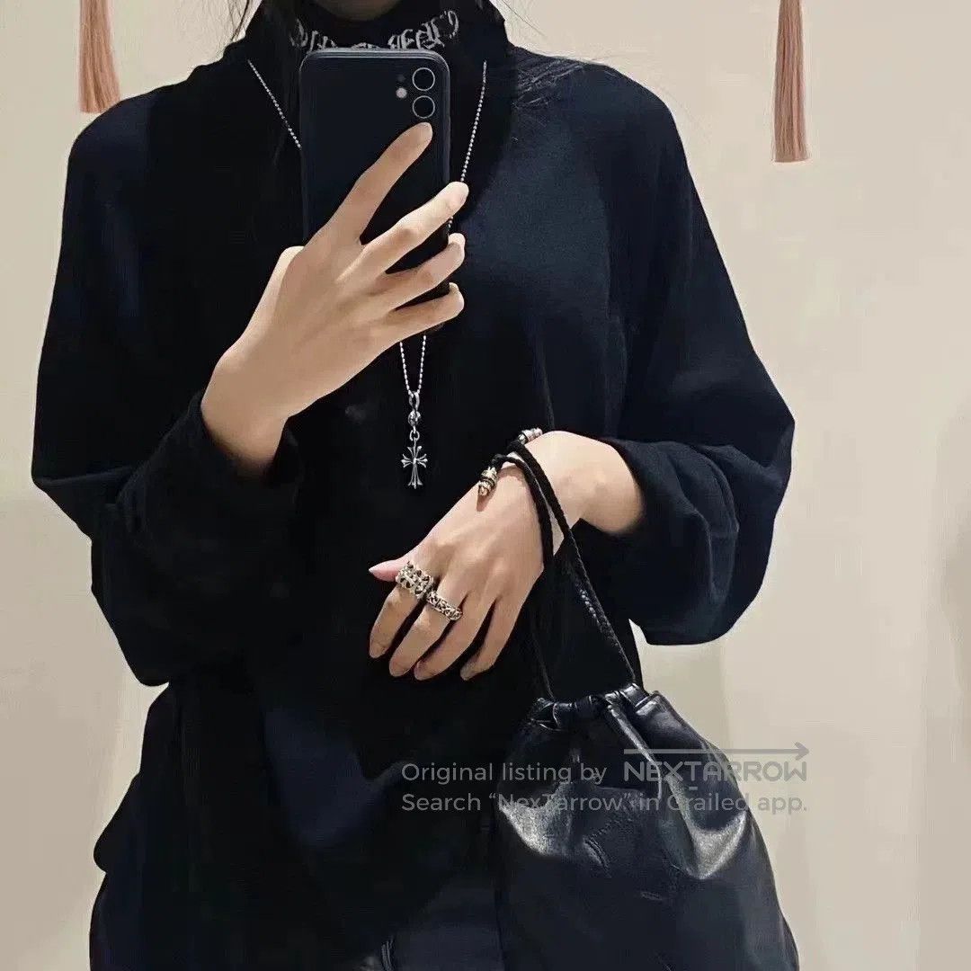 Chrome Hearts chrome hearts cross flower turtleneck sweater. Size US XL / EU 56 / 4 - 9 Thumbnail