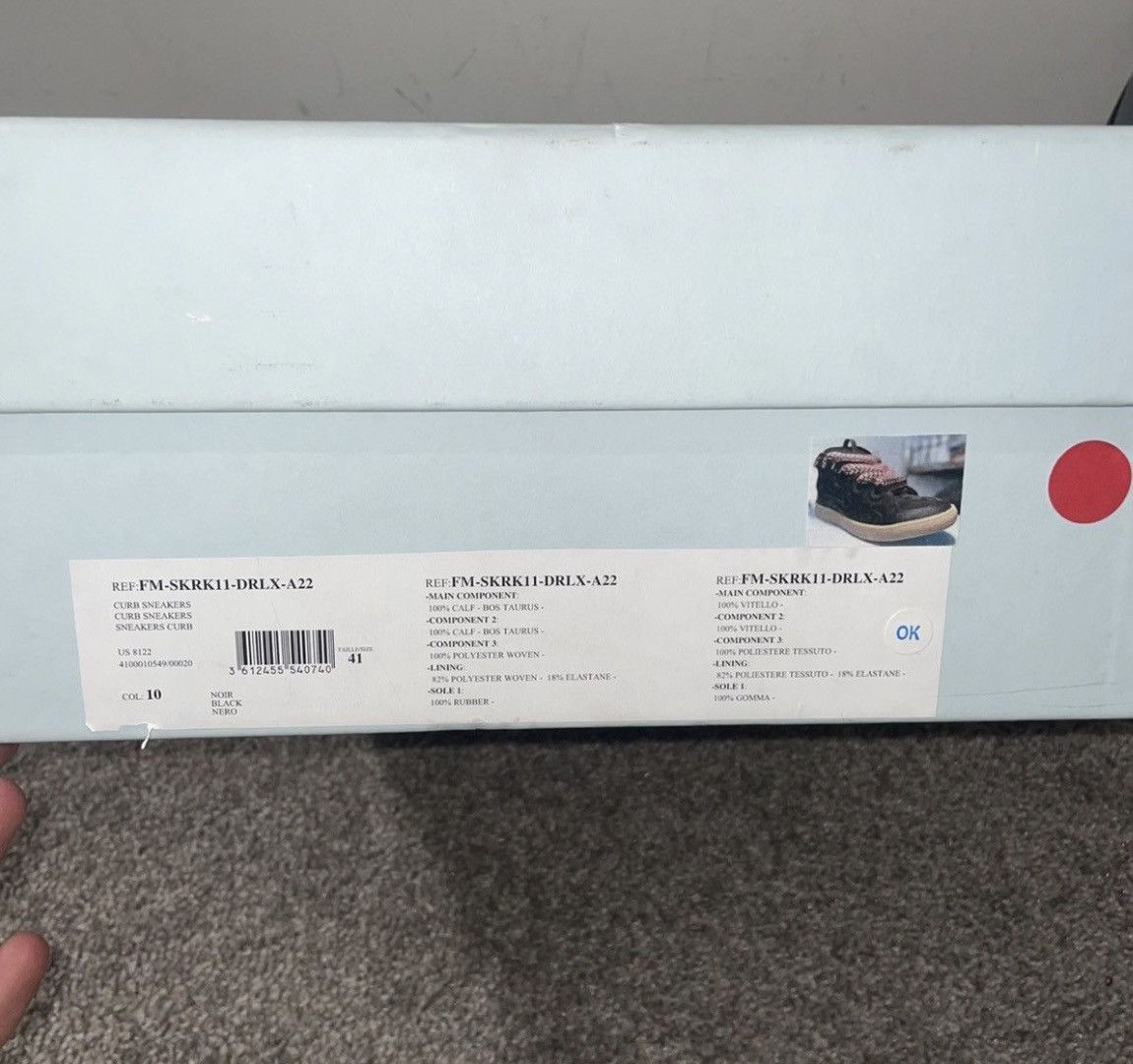 Lanvin Lanvin Curb Sneaker Size US 8 / EU 41 - 8 Thumbnail