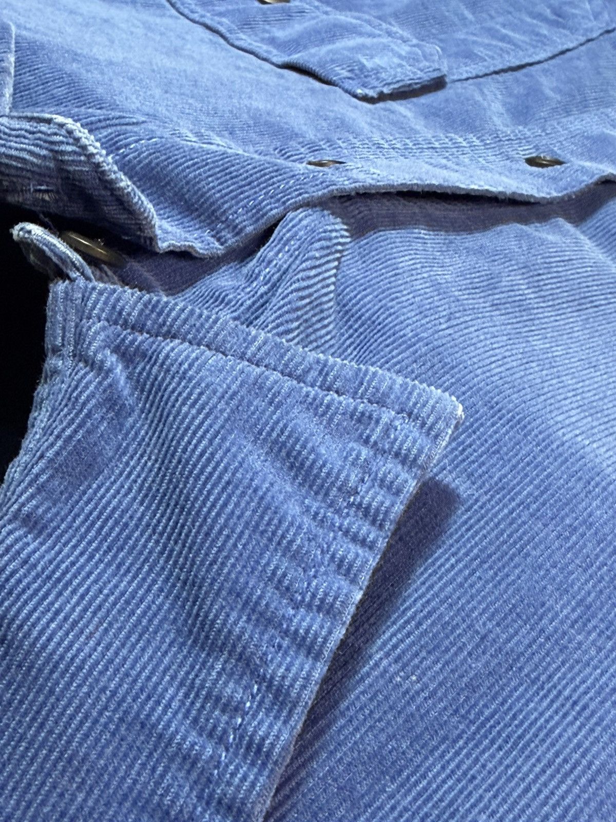 Banana Republic Banana Republic Blue Corduroy Slim Fit Shirt Size US L / EU 52-54 / 3 - 5 Thumbnail