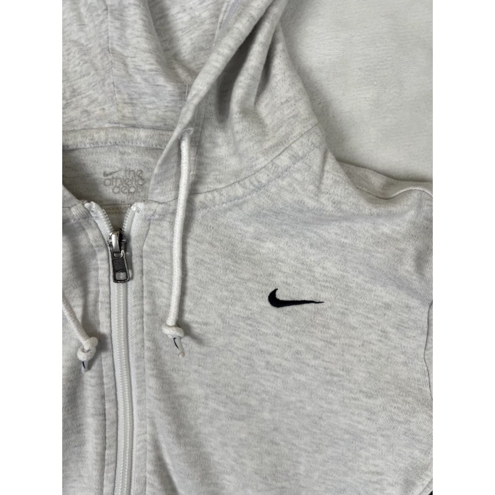 Nike VINTAGE Nike Athletic Dept Gray Hoodie Sweatshirt Women’s Medium Y2K Full Zip Hoodie Size M / US 6-8 / IT 42-44 - 2 Thumbnail
