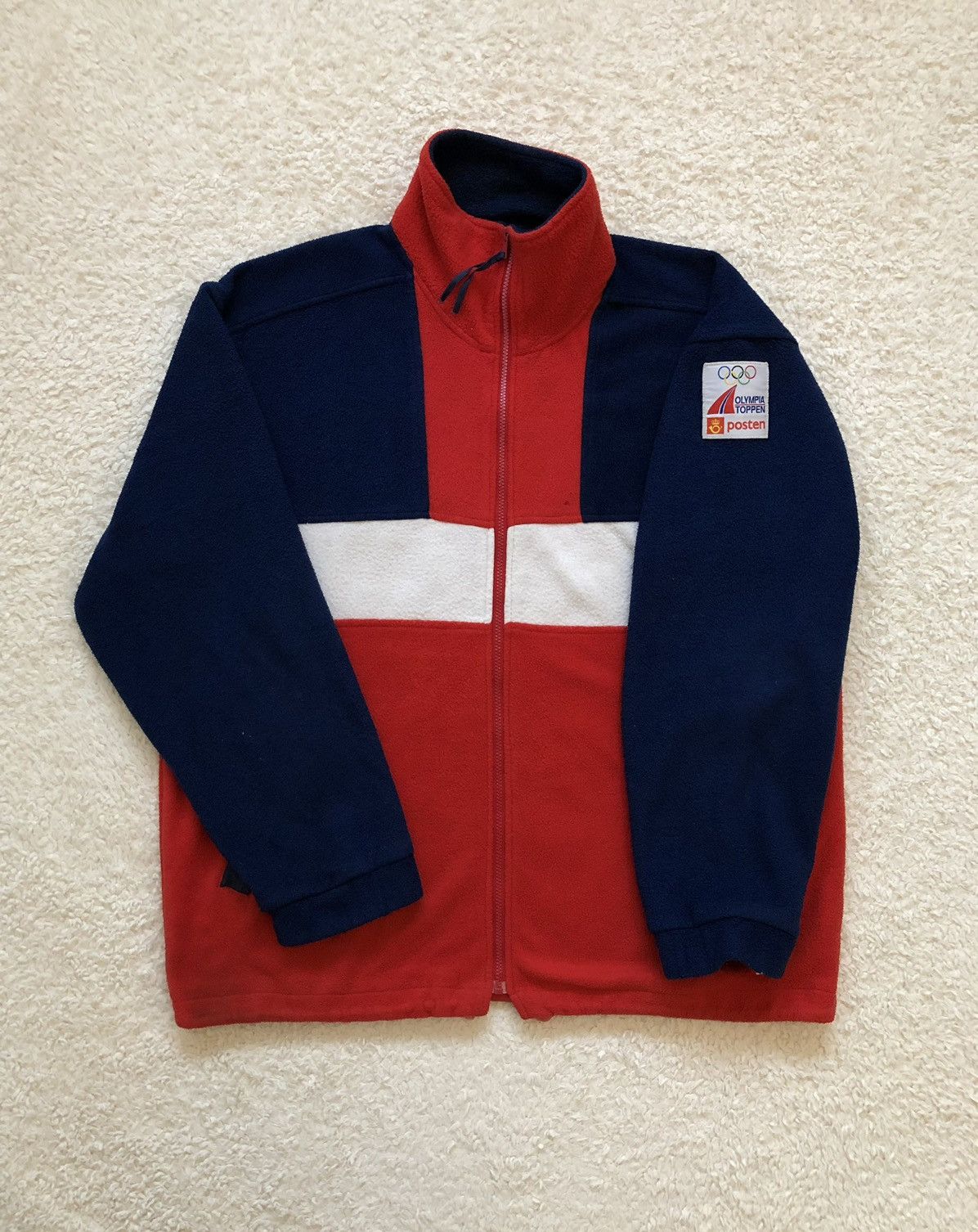 USA Olympics × Vintage Fleece Olympia Toppen Vintage 90’s Olympic Size US XXL / EU 58 / 5 - 1 Thumbnail