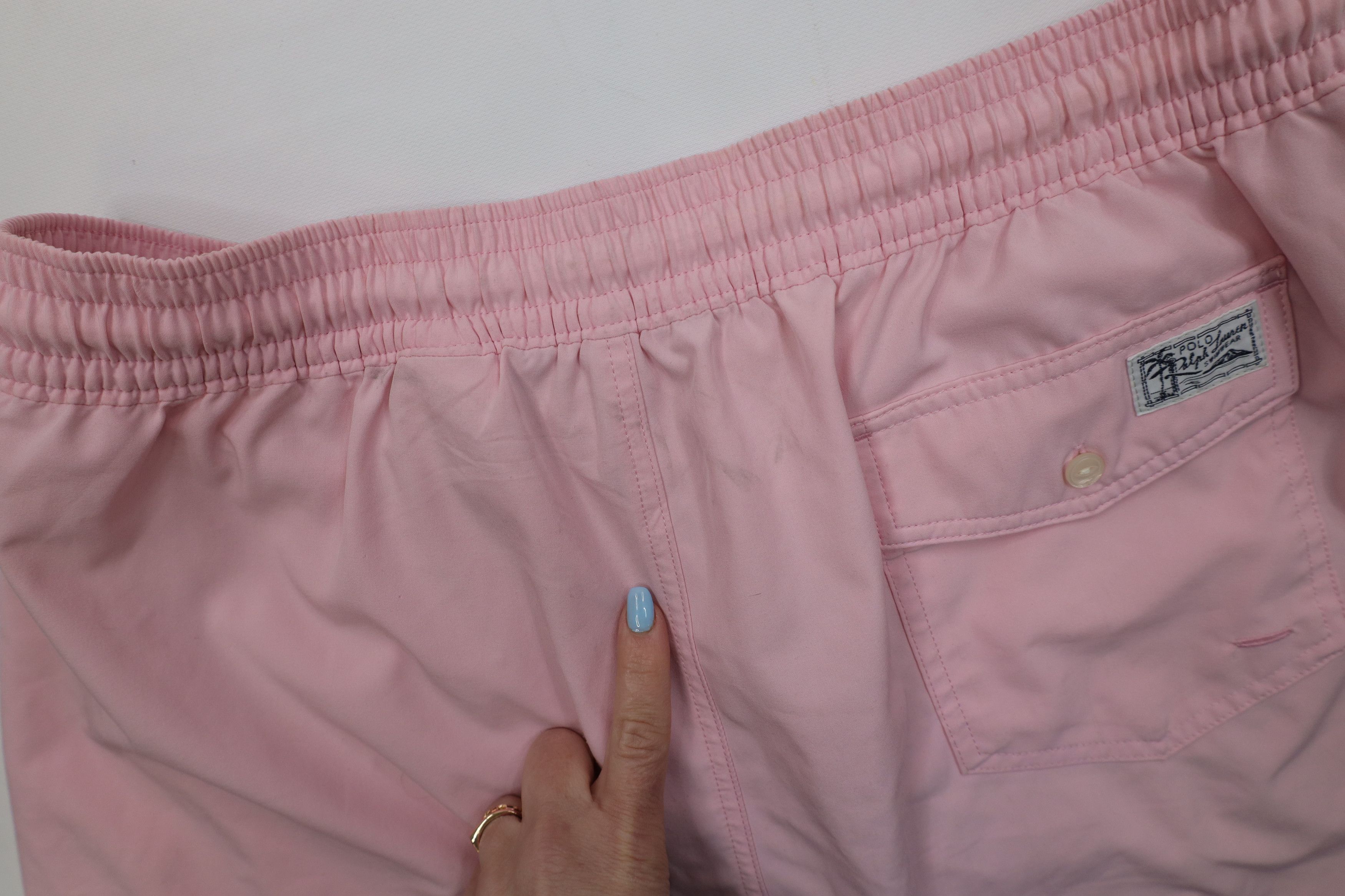 Polo Ralph Lauren Ralph Lauren Above Knee Swim Trunks Shorts Bubble Gum Pink Size US 36 / EU 52 - 15 Thumbnail