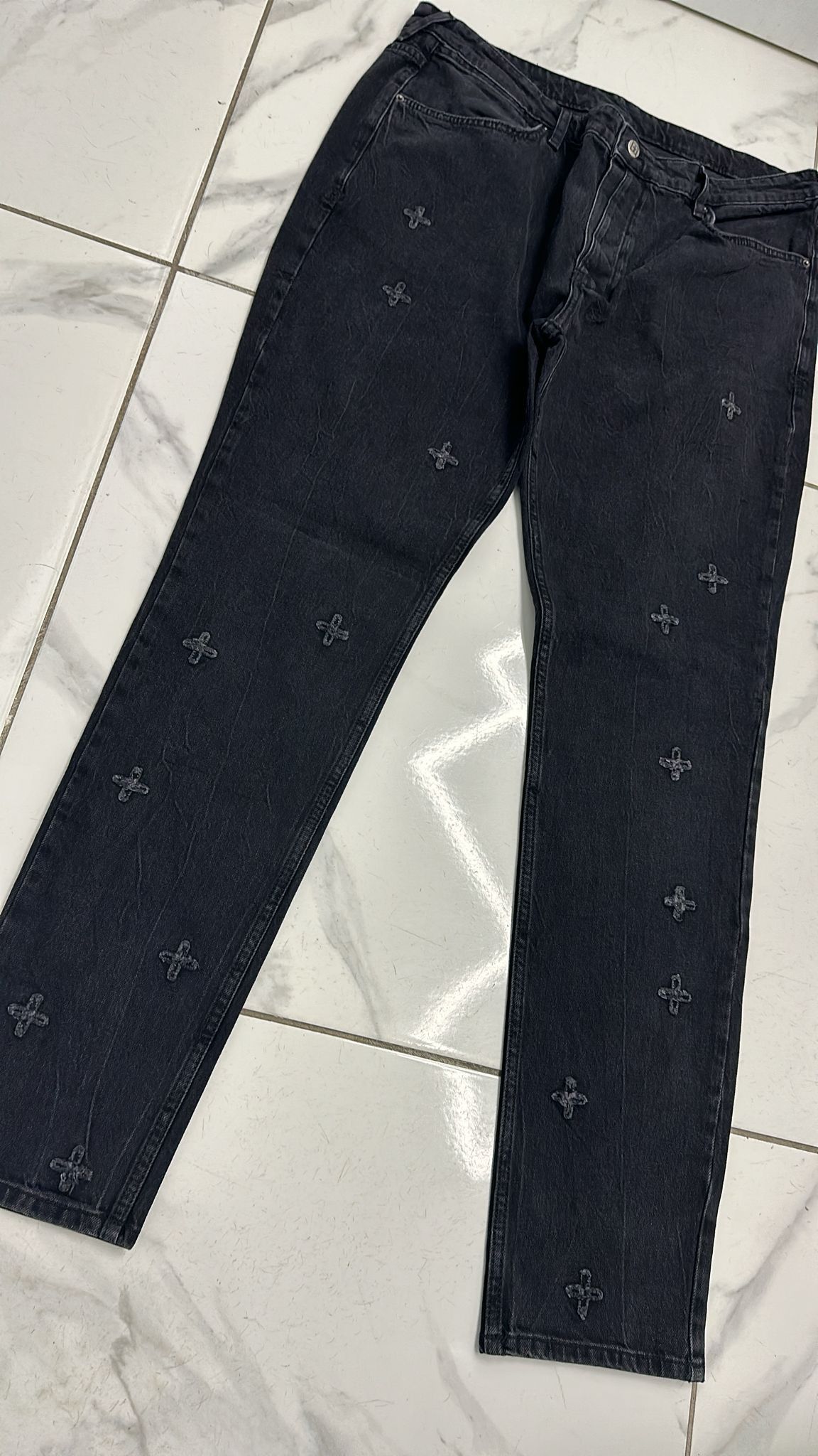 Ksubi Ksubi Van Winkle Black Marble K Plus Jean Size 40 Size US 40 / EU 56 - 3 Thumbnail