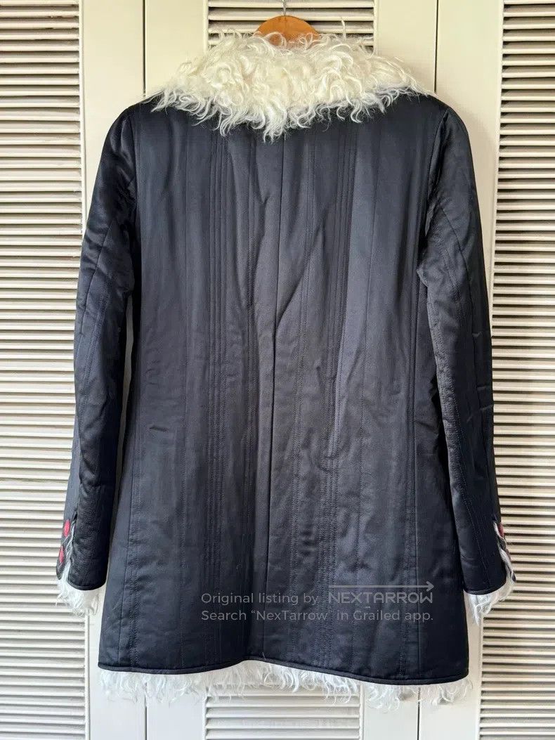 Chanel Chanel Black lamb wool collar jacket Size XXS / US 00 / IT 34 - 2 Thumbnail