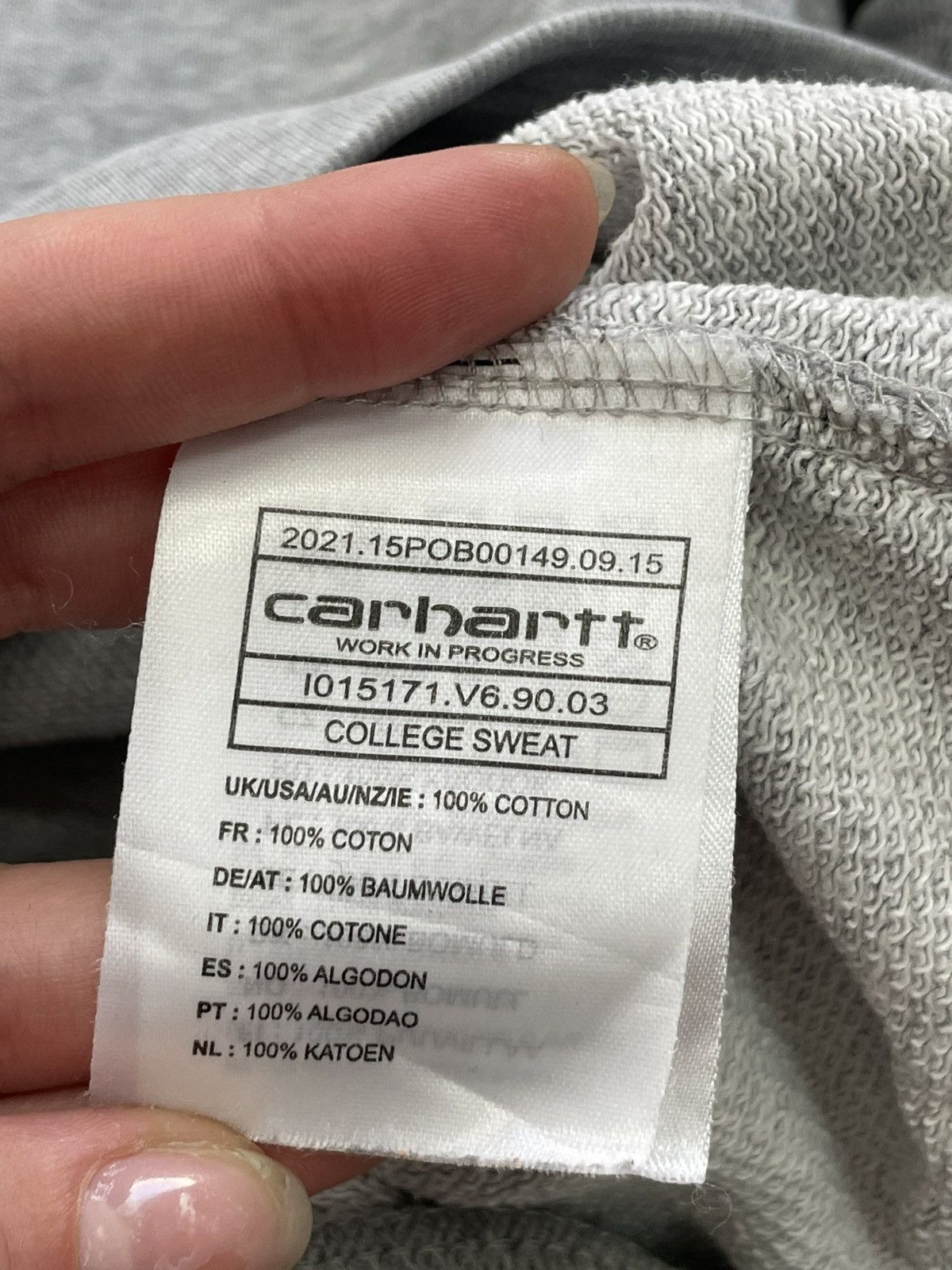 Carhartt 90s Americana USA carhartt blank Hoodie sweatshirt y2k Size US L / EU 52-54 / 3 - 6 Thumbnail