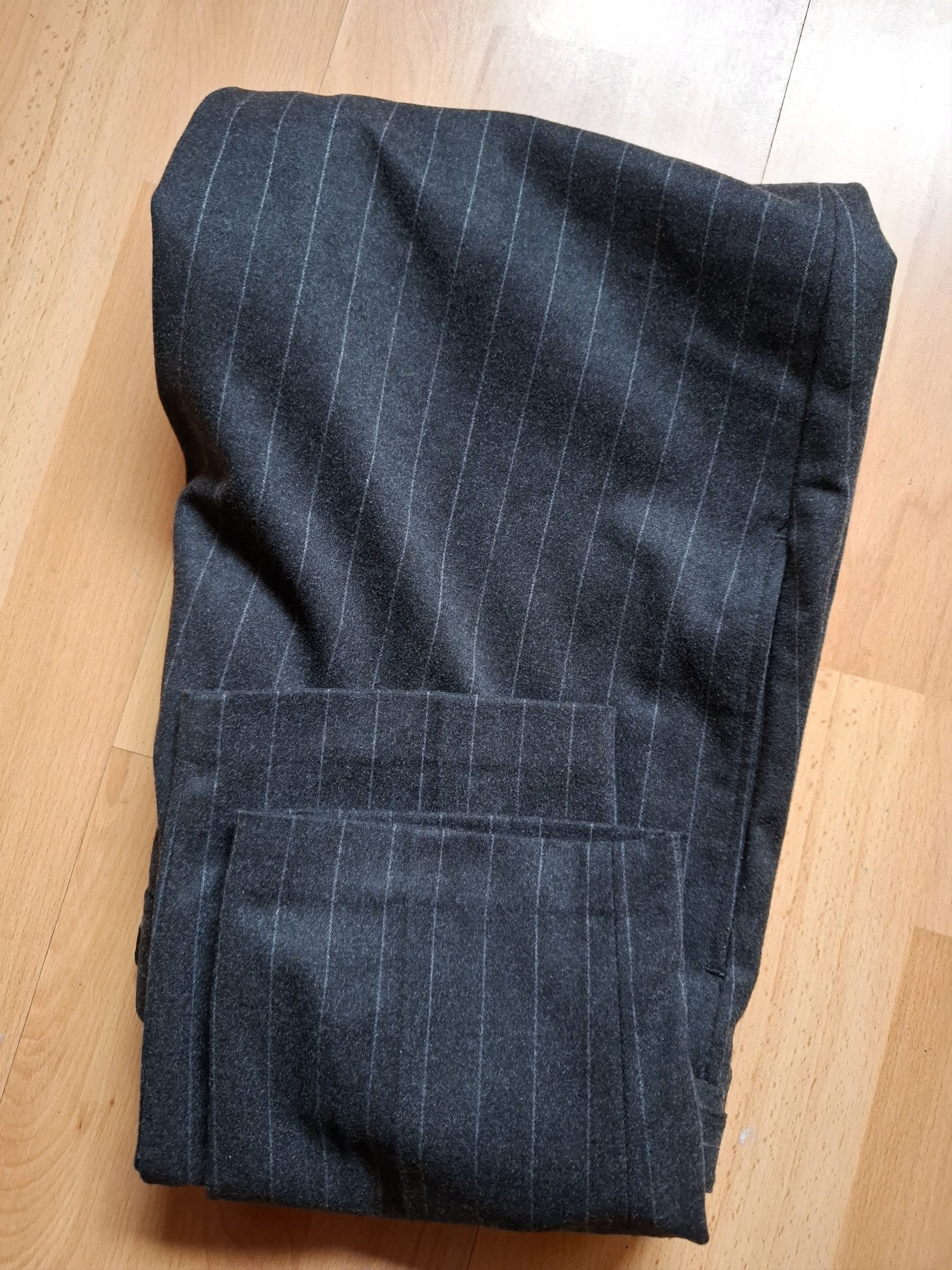 Zara Zara Pants, Black with white stipes Size US 32 / EU 48 - 3 Thumbnail