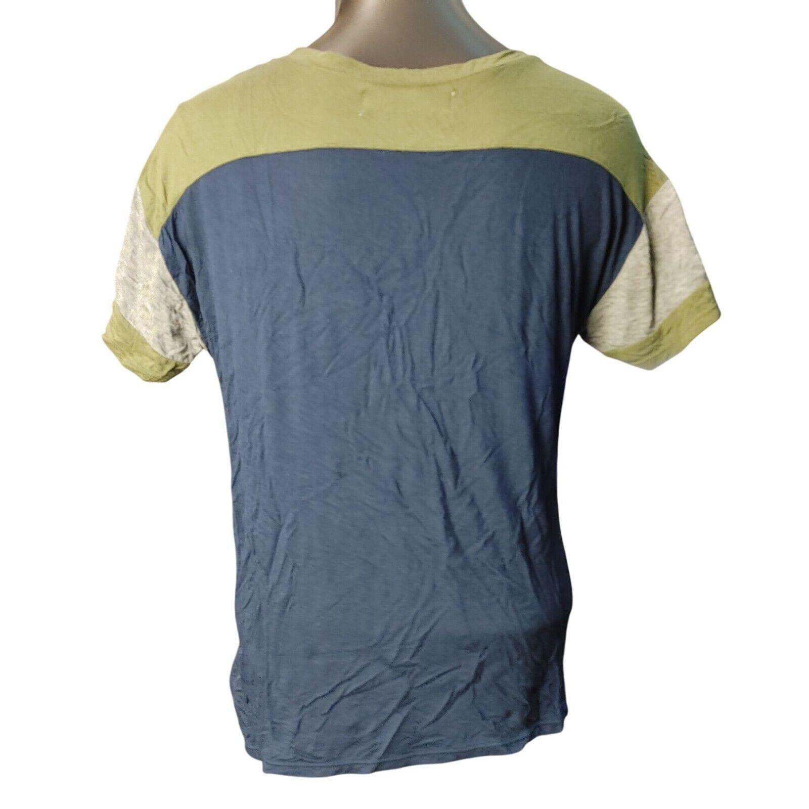 Other No Boundaries Women's Blue/Green Short Sleeve T-Shirt LG (11 Size L / US 10 / IT 46 - 2 Thumbnail