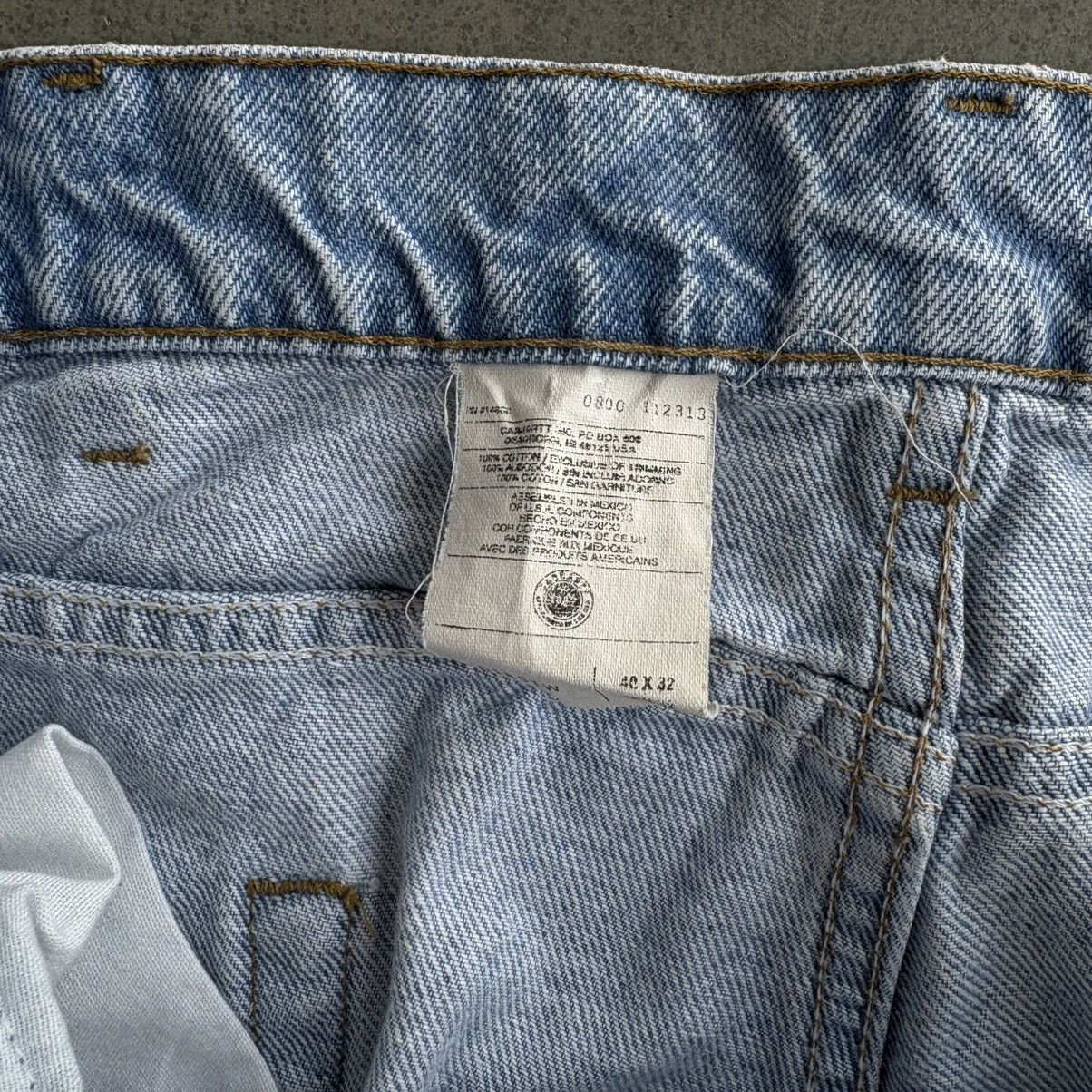 Carhartt Vintage Carhartt Baggy Blue Jeans Tapered Baggy Fit 40x30 Size US 40 / EU 56 - 9 Thumbnail