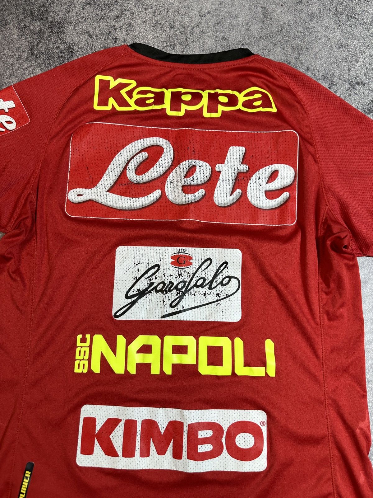 Kappa × Vintage Vintage Kappa Napoli Soccer Jersey Blokecore Style L Rare Size US L / EU 52-54 / 3 - 4 Thumbnail
