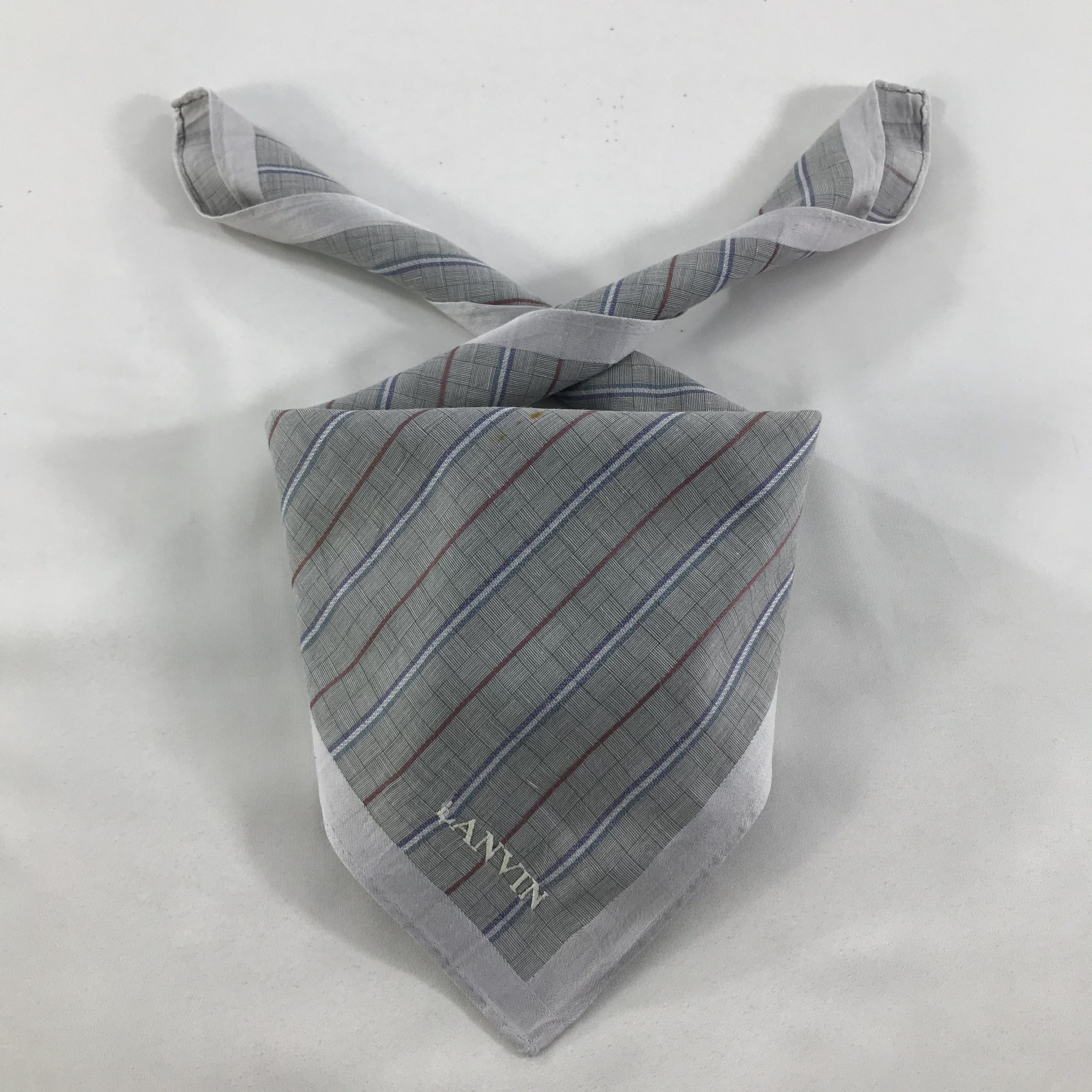 Lanvin × Vintage Lanvin Bandana / Handkerchief / Neckerchief - S1246 Size ONE SIZE - 3 Thumbnail