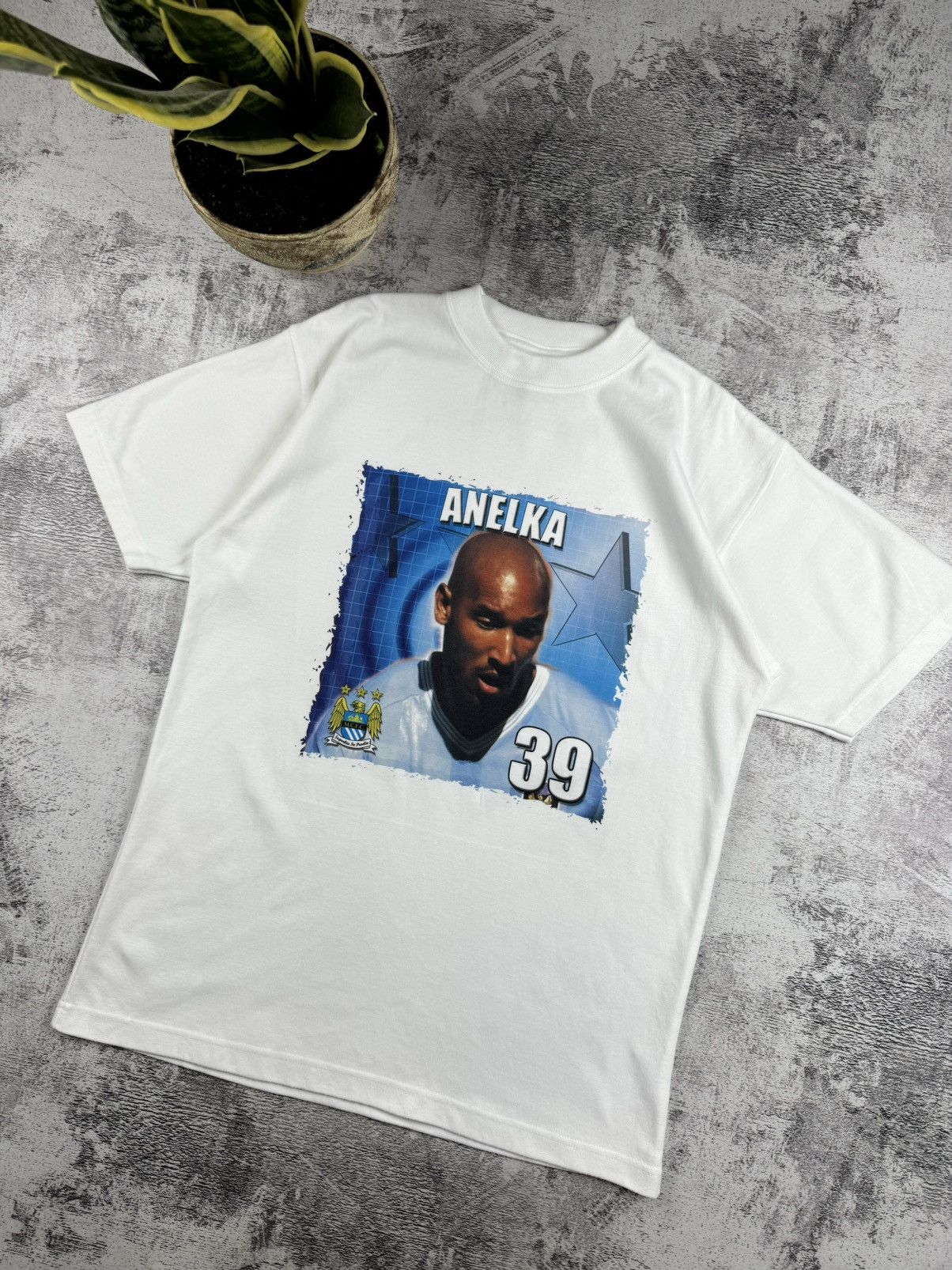 Other Vintage 90S Manchester City Anelka 39 2002/2005 Merch T Shirt Size US M / EU 48-50 / 2 - 3 Thumbnail