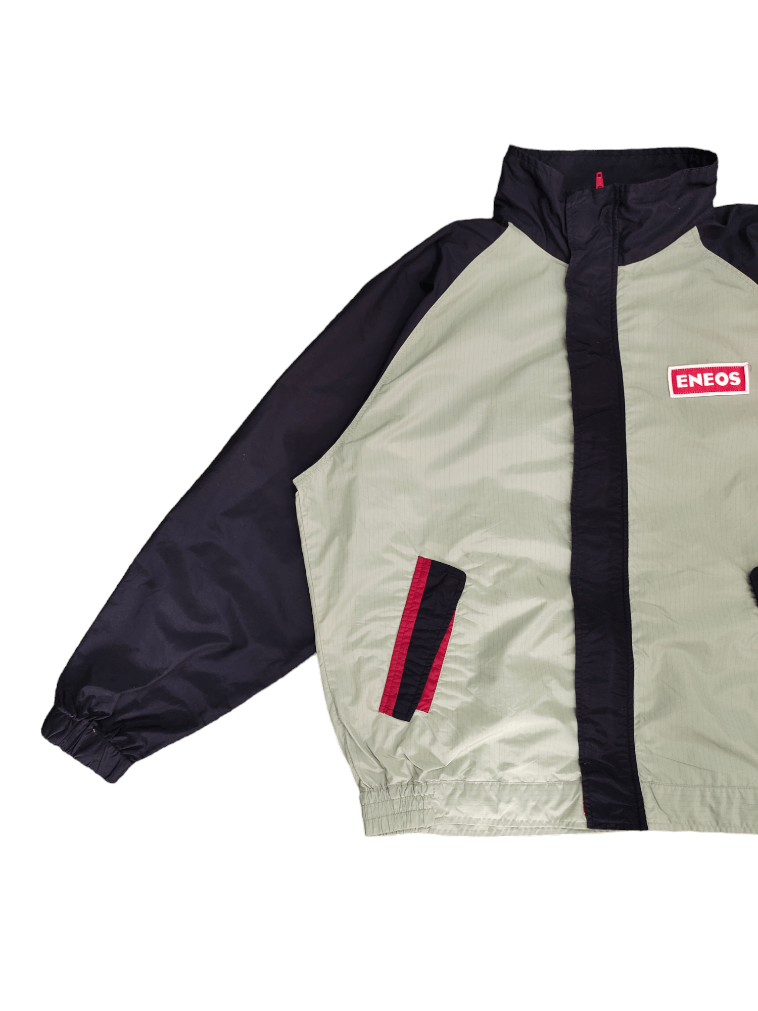 Japanese Brand Vintage Eneos Japanese Oil Lubricant Racing Light Jacket Size US XL / EU 56 / 4 - 6 Thumbnail