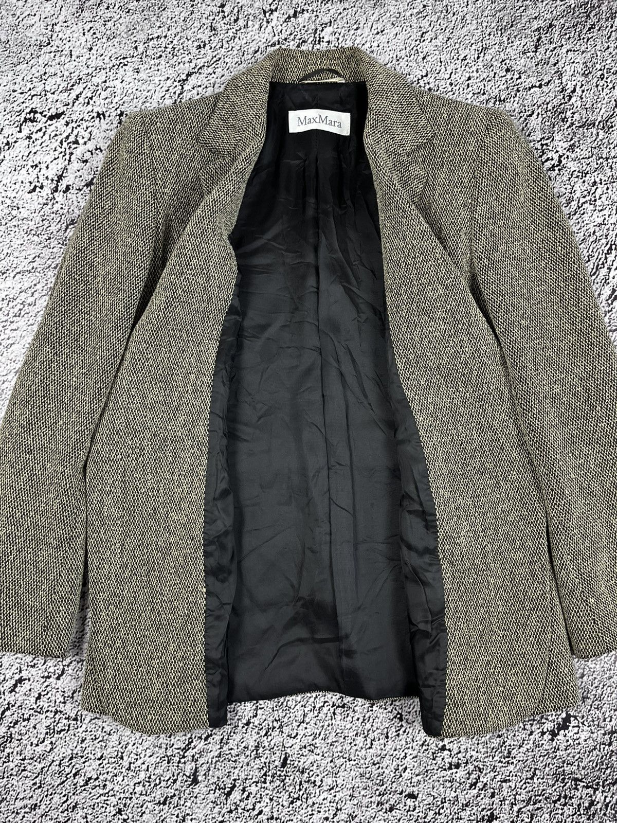 Max Mara Vintage Max Mara virgin wool jacket belt blazer old money Size S / US 4 / IT 40 - 10 Thumbnail
