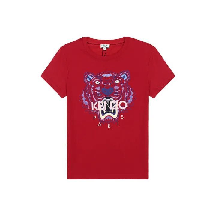 KENZO Red Tiger Graphic Short Sleeve T-Shirt -2507