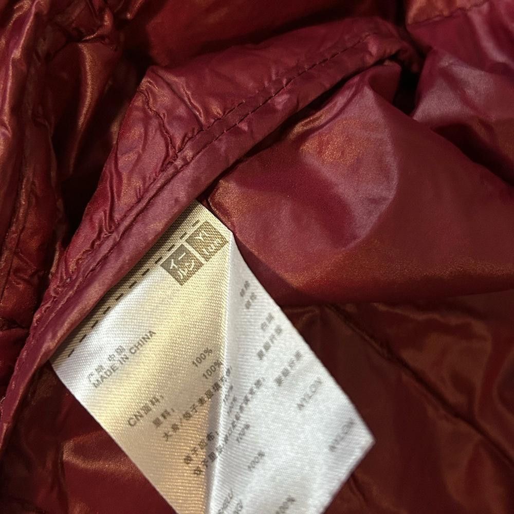 Designer Women's Burgundy Down Jacket Size M / US 6-8 / IT 42-44 - 5 Thumbnail