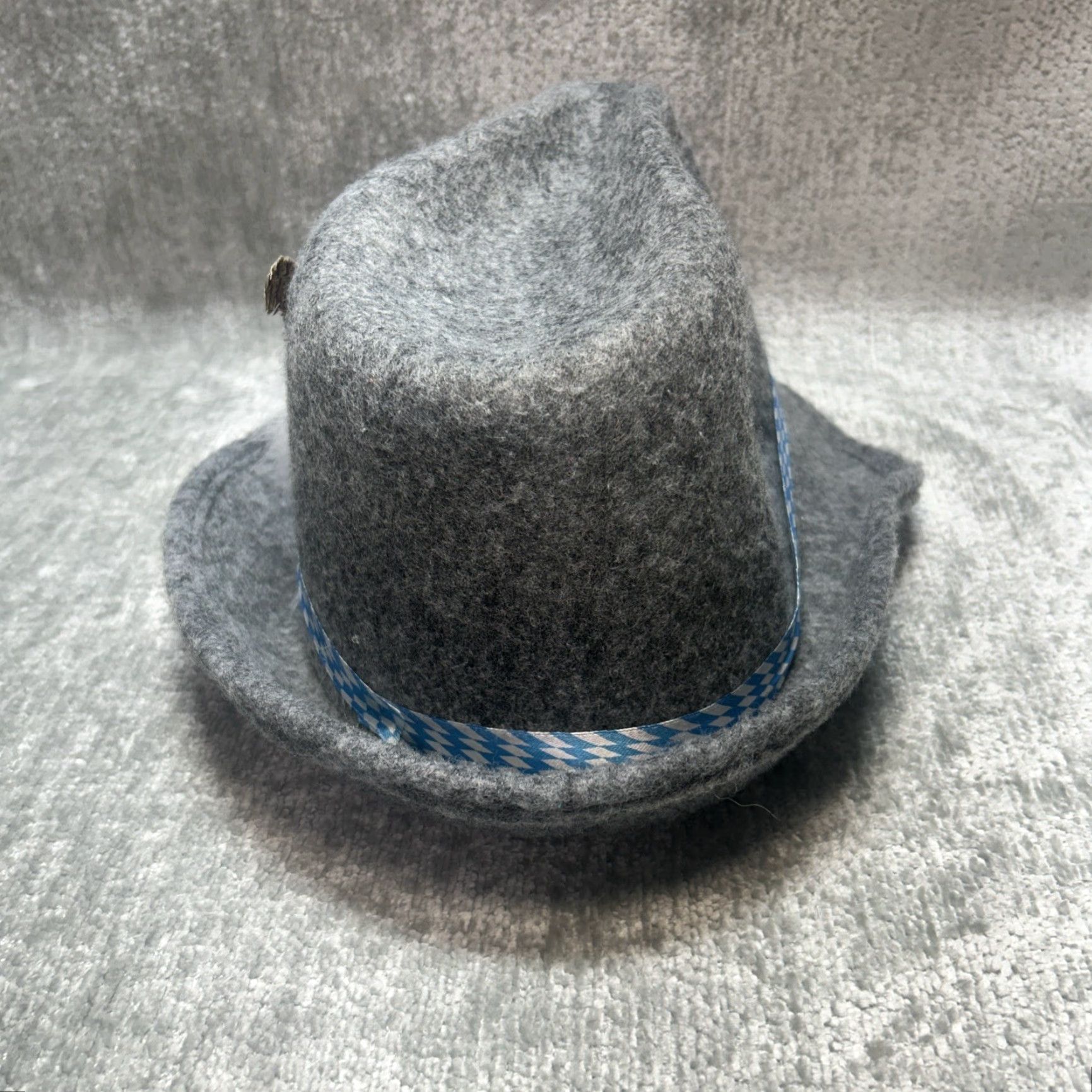 FELT Leinenkugel's Oktoberfest Felt Swiss German Alpine Bavarian Hat Cap Feathers Fedora Men One Size Gray Autumn Winter Spring Summer Classic Lightweight Size ONE SIZE - 4 Thumbnail