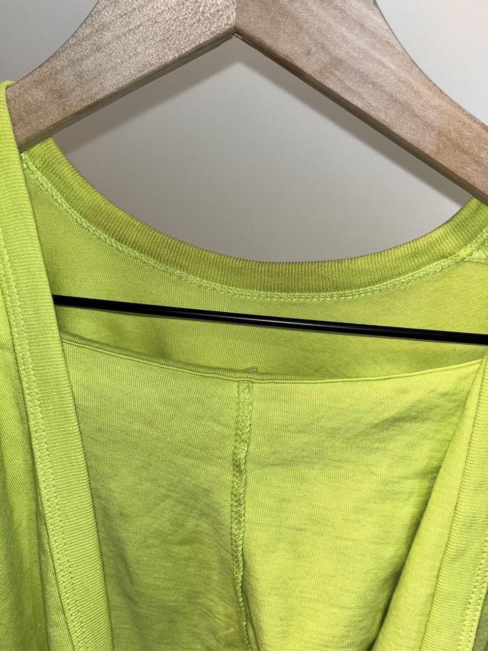 Telfar Lime Green Neon Hooded Performance Longsleeve Size US S / EU 44-46 / 1 - 6 Thumbnail