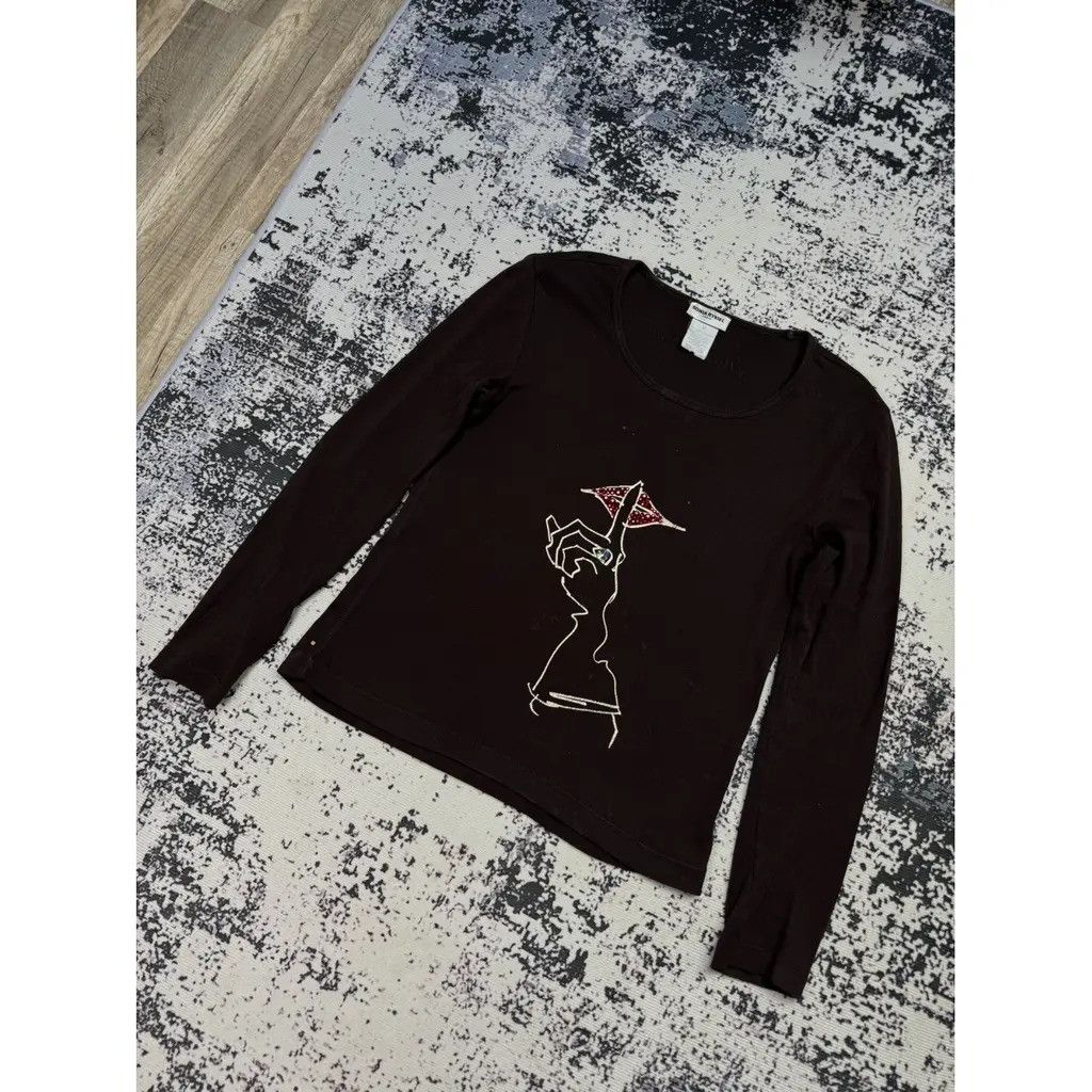 Sonia Rykiel Sonia Rykiel Longsleeve Brown Size M Size M / US 6-8 / IT 42-44 - 2 Thumbnail