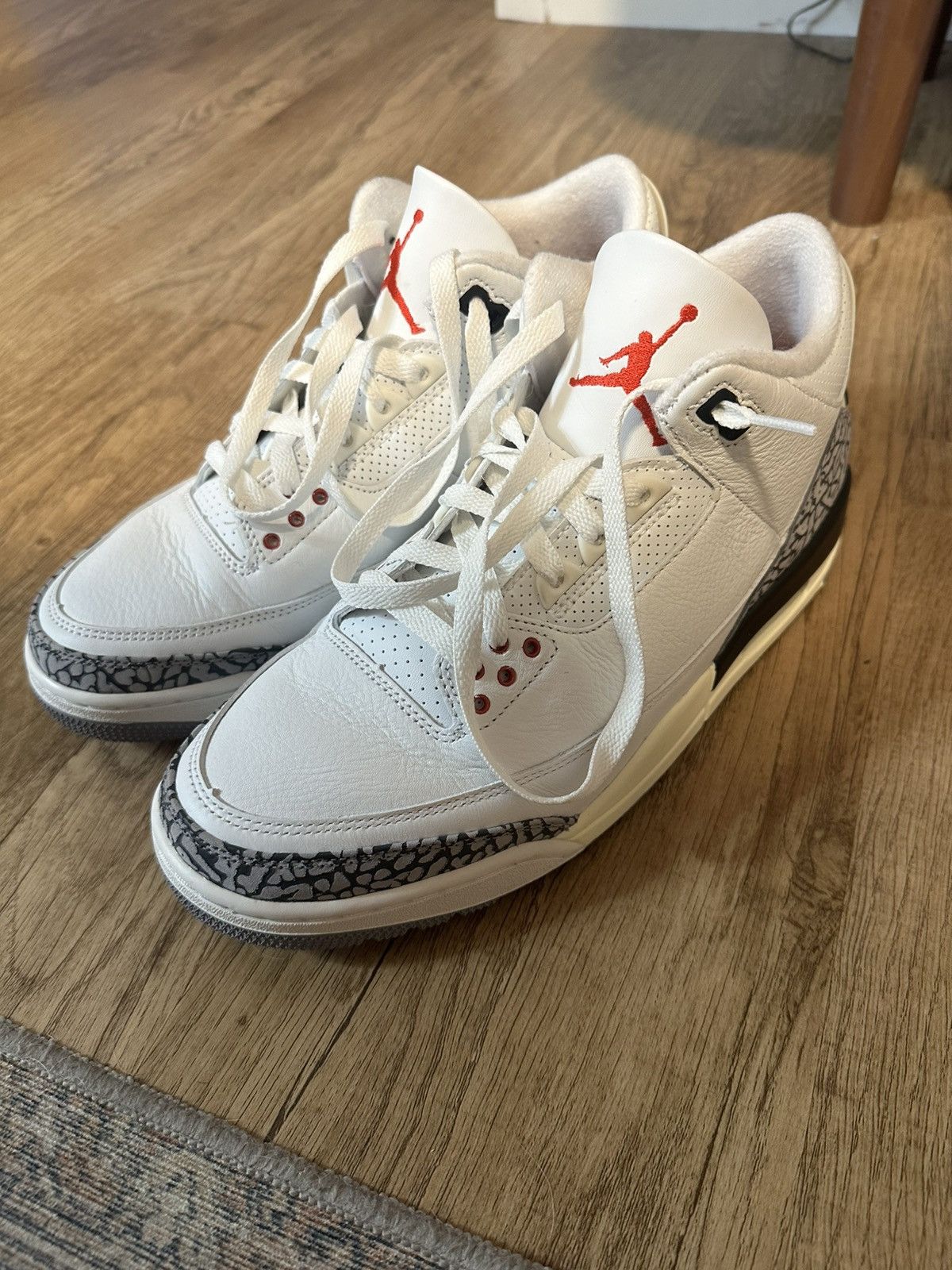 Nike Jordan 3 White Cement Reimagined Size US 10 / EU 43 - 4 Thumbnail