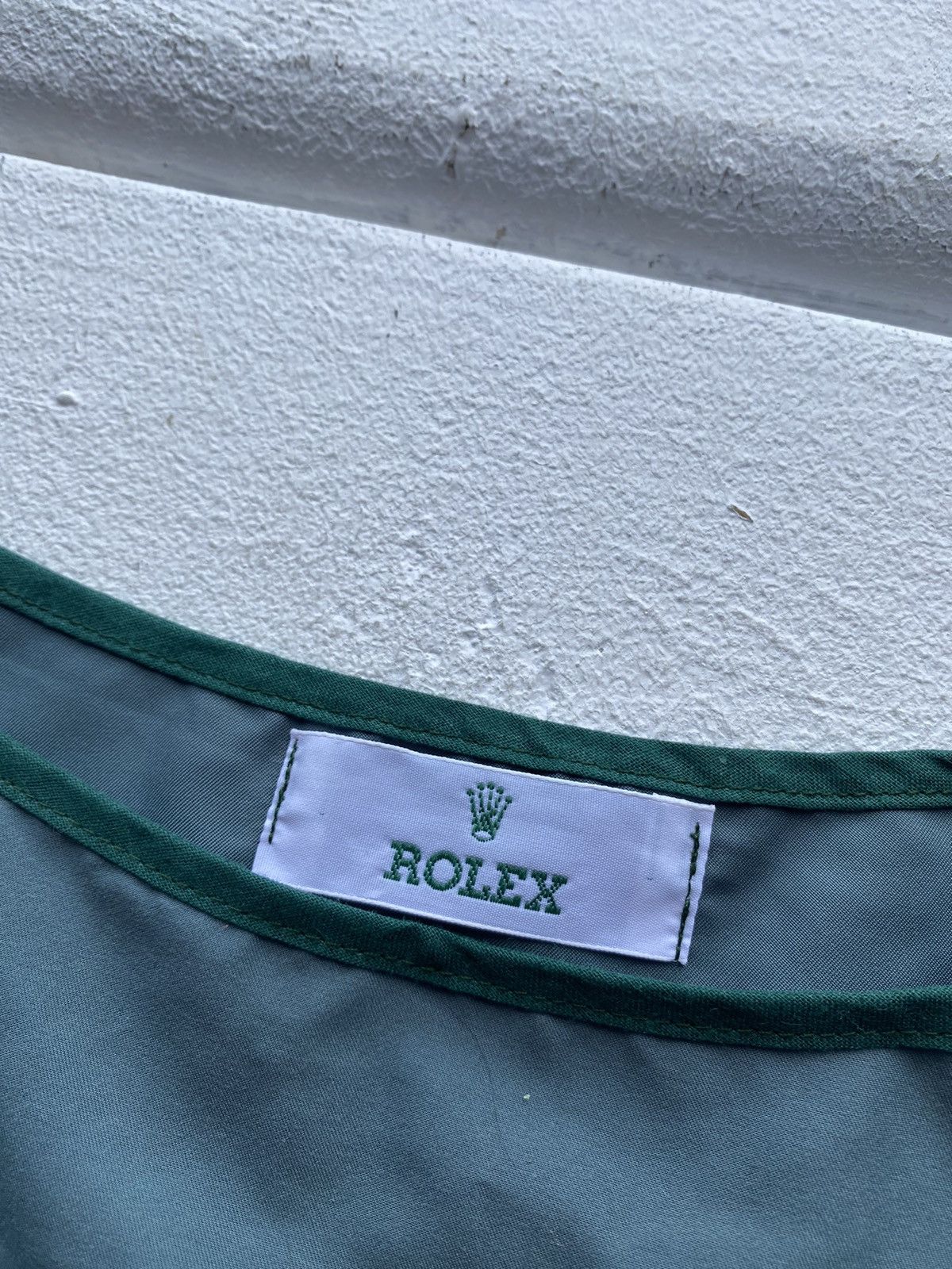 Other × Rolex × Vintage 90s Rolex Vintage Mens Windbreaker Green Vest Rare Size US M / EU 48-50 / 2 - 4 Thumbnail
