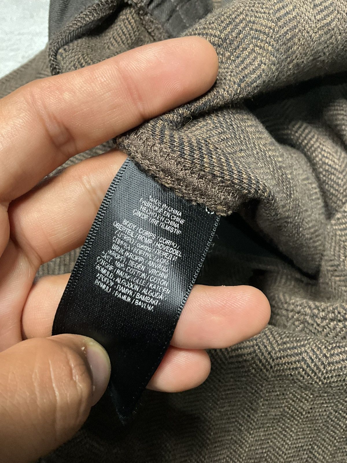 RRL Ralph Lauren RRL HERRINGBONE MILITARY POCKET SWEATPANTS Size US 32 / EU 48 - 8 Thumbnail