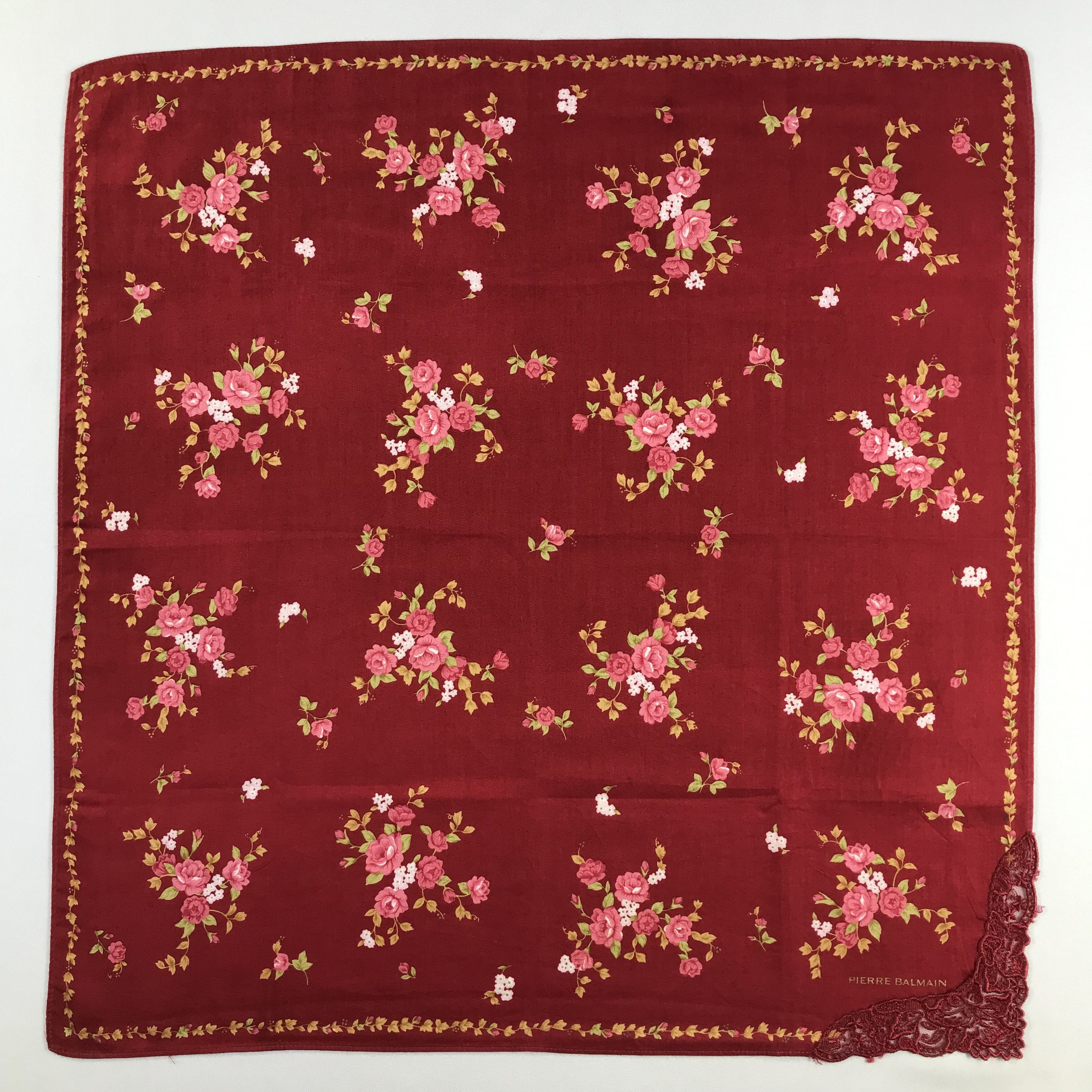 Pierre Balmain Pierre Balmain Handkerchief / Bandana / Neckerchief C567 Size ONE SIZE - 1 Thumbnail