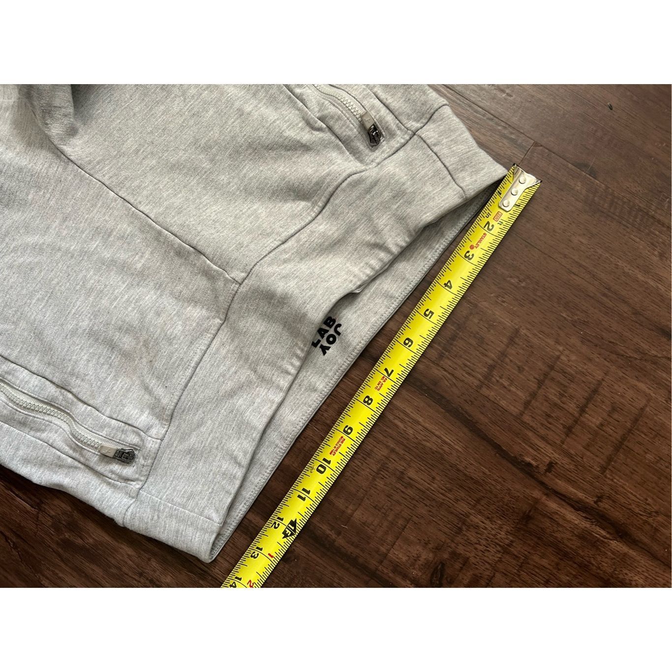 Target Basics Joy Lab Target White Gray Heather Leggings Zipper, Size Larg Size 34" / US 12 / IT 48 - 3 Thumbnail