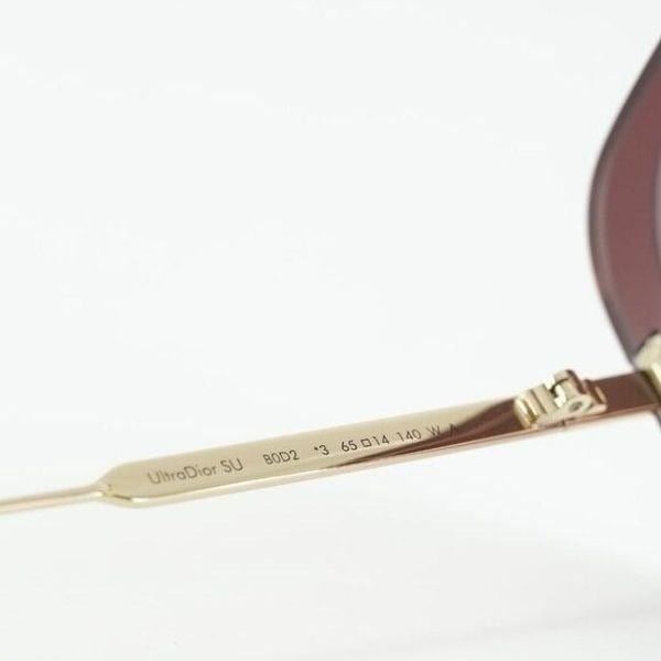 Dior New Dior ULTRADIOR SU B0D2 Sunglasses - Gold Frame Size ONE SIZE - 10 Thumbnail