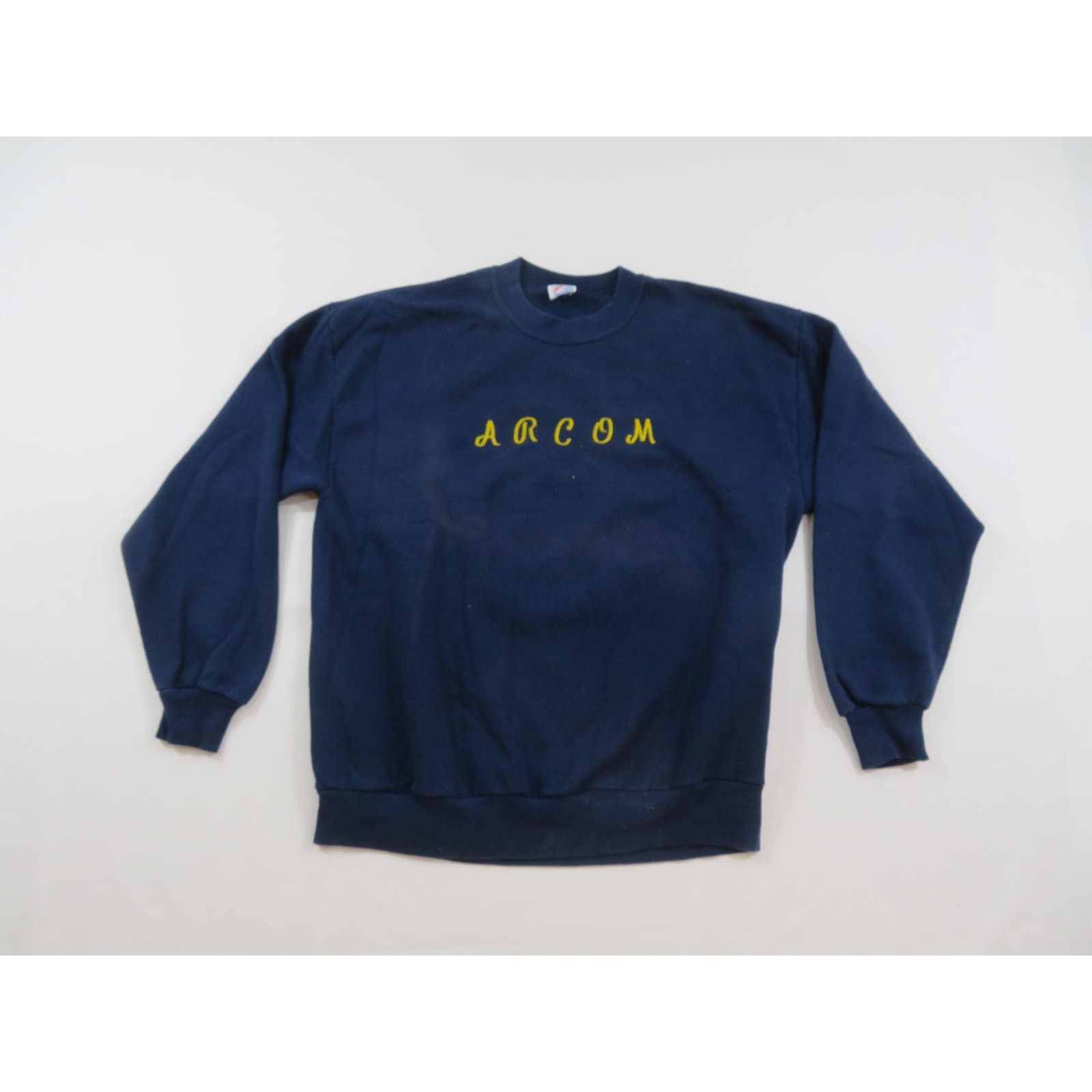 Jerzees Arcom College Sweatshirt, Navy Blue SZ XL 1990s Size US XL / EU 56 / 4 - 1 Thumbnail