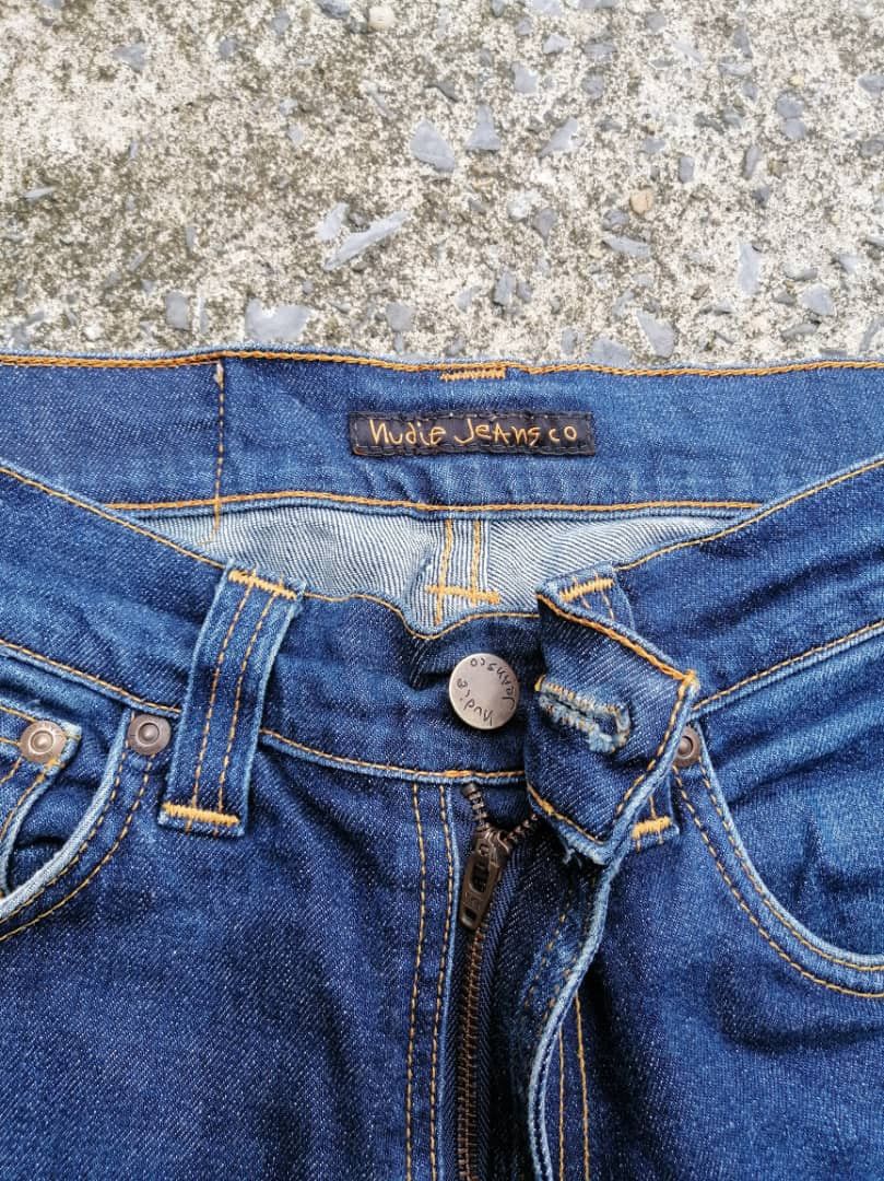 Nudie Jeans Nudie Jeans Lean Dean Dry 16 Dips Denim Jeans Size US 28 / EU 44 - 6 Thumbnail