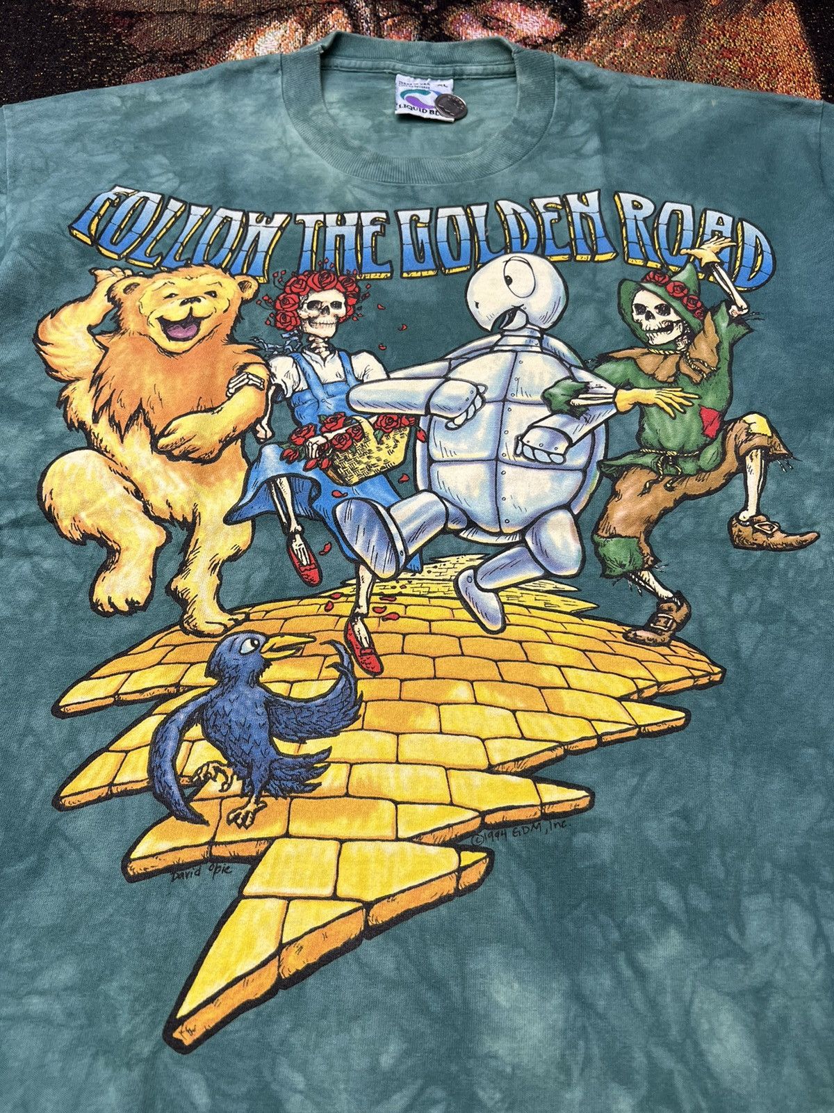 Band Tees Rare '94 Vintage Wizard of Oz Grateful Dead Tee Size US XL / EU 56 / 4 - 1 Thumbnail