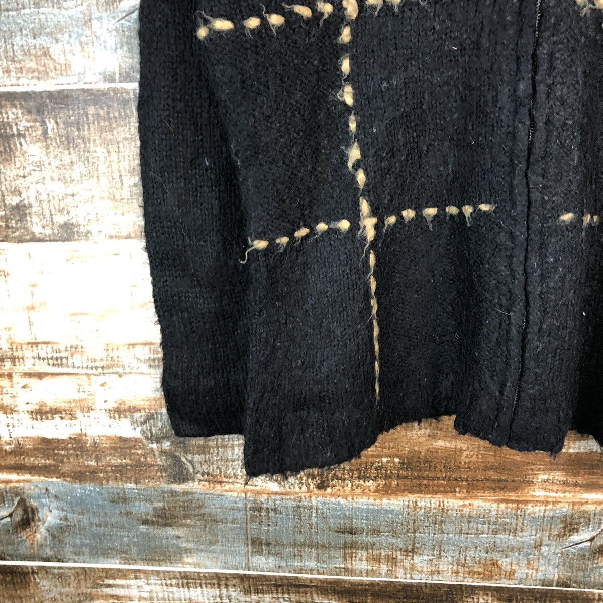 Homespun Knitwear × Japanese Brand DP International Black Knitwear #A1537 Size M / US 6-8 / IT 42-44 - 7 Thumbnail