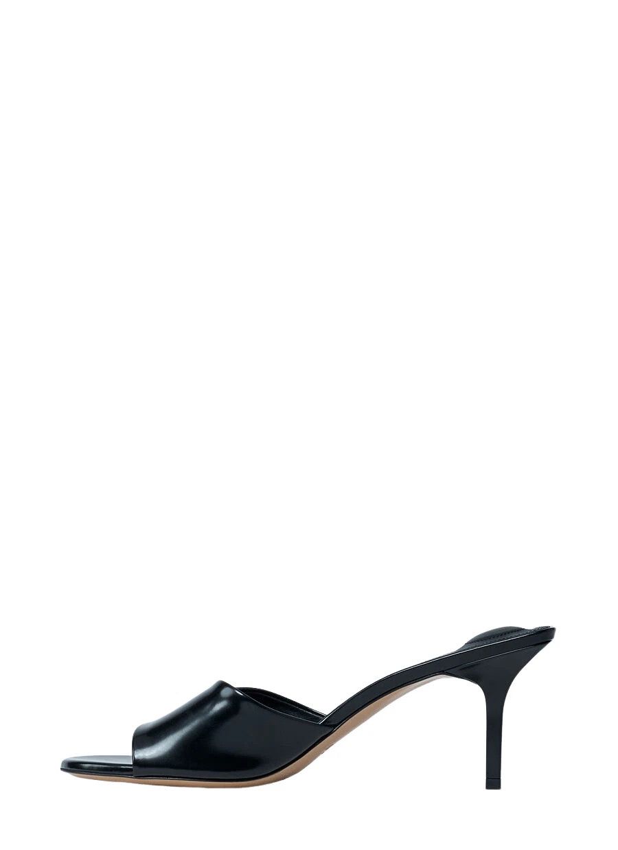 Jacquemus JACQUEMUS Cuisto Black Leather Mules New & Authentic Size US 7 / IT 37 - 5 Thumbnail