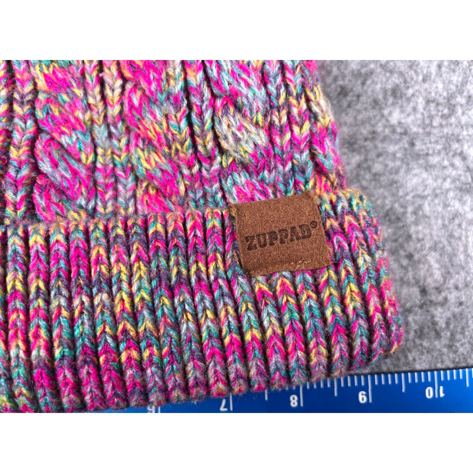 Pinko Zuppad Beanie Toque Adult Small Pink Beanie Womens S Pink Knit Acrylic Polyester Lined Logo Outdoor Ski 90s? Size ONE SIZE - 2 Thumbnail