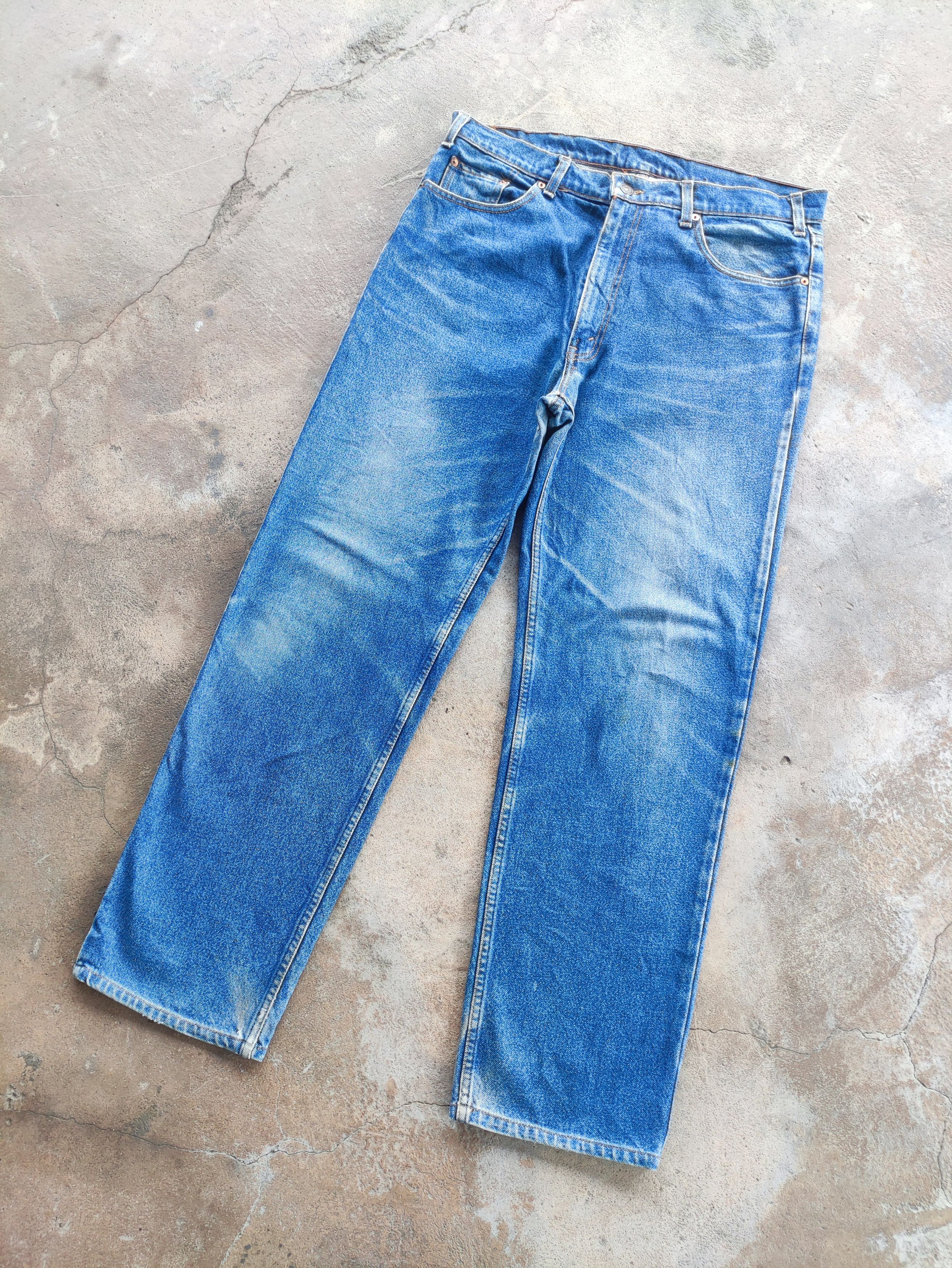 Levi's Vintage Levi's Brand Baggy Denim Distressed Pants Size US 37 - 2 Thumbnail