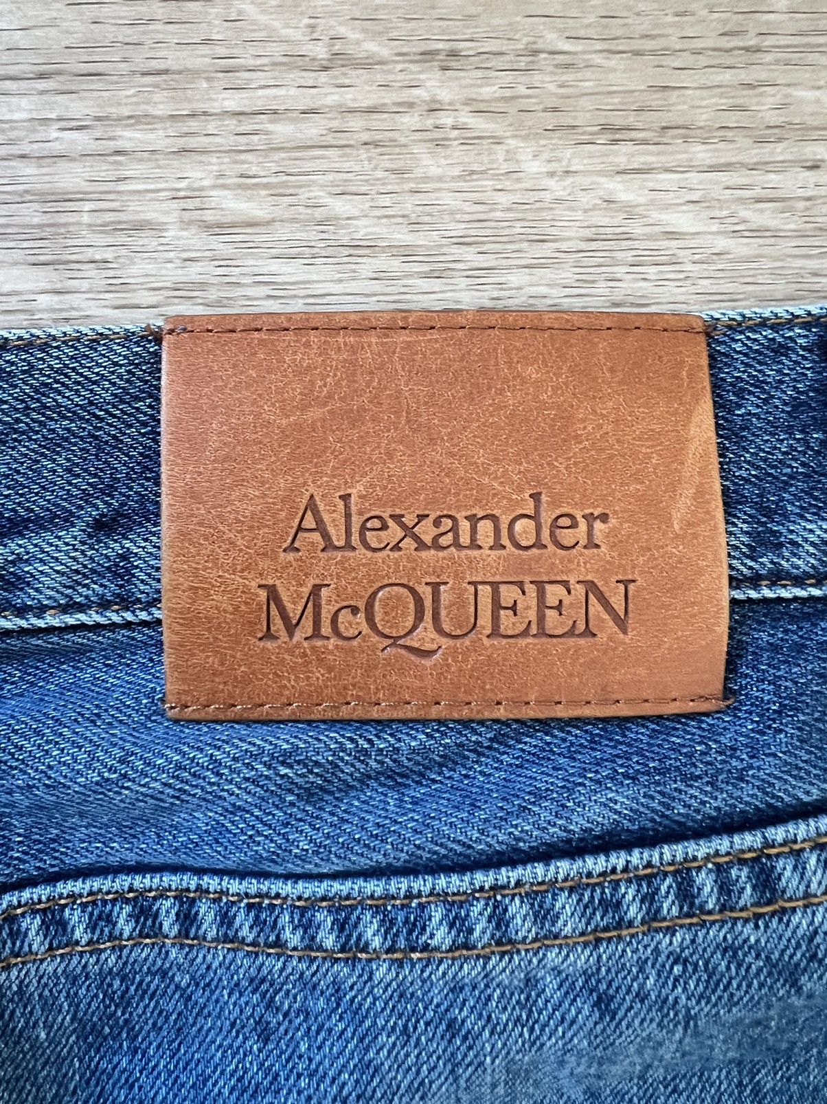 Alexander McQueen Side Seamed Denim Size US 30 / EU 46 - 4 Thumbnail