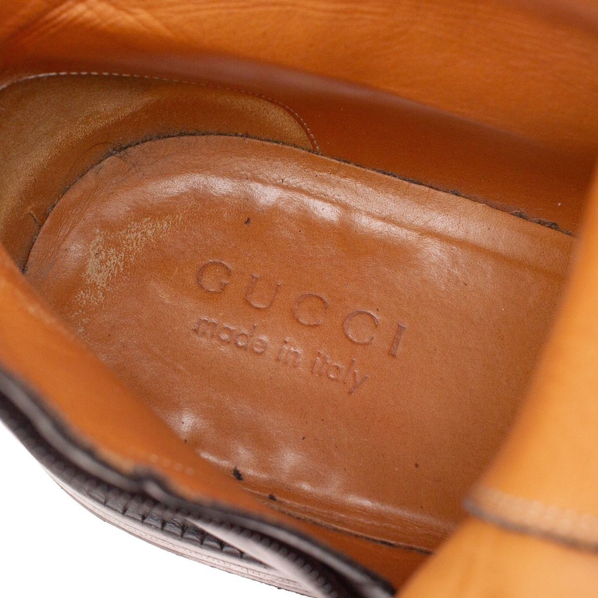 Gucci × Tom Ford × Vintage GUCCI Tom Ford Era Men's Leather Side-zip Combat Boot Black Size US 10.5 / EU 43-44 - 14 Thumbnail