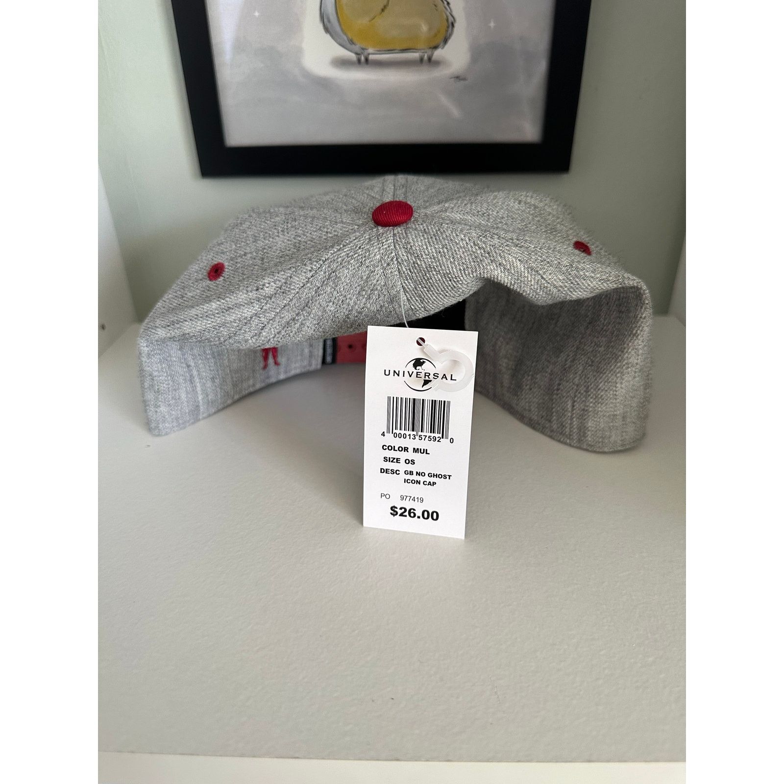 Universal Studios UNIVERSAL Ghostbusters NO GHOST icon logo cap NWT Size ONE SIZE - 6 Thumbnail