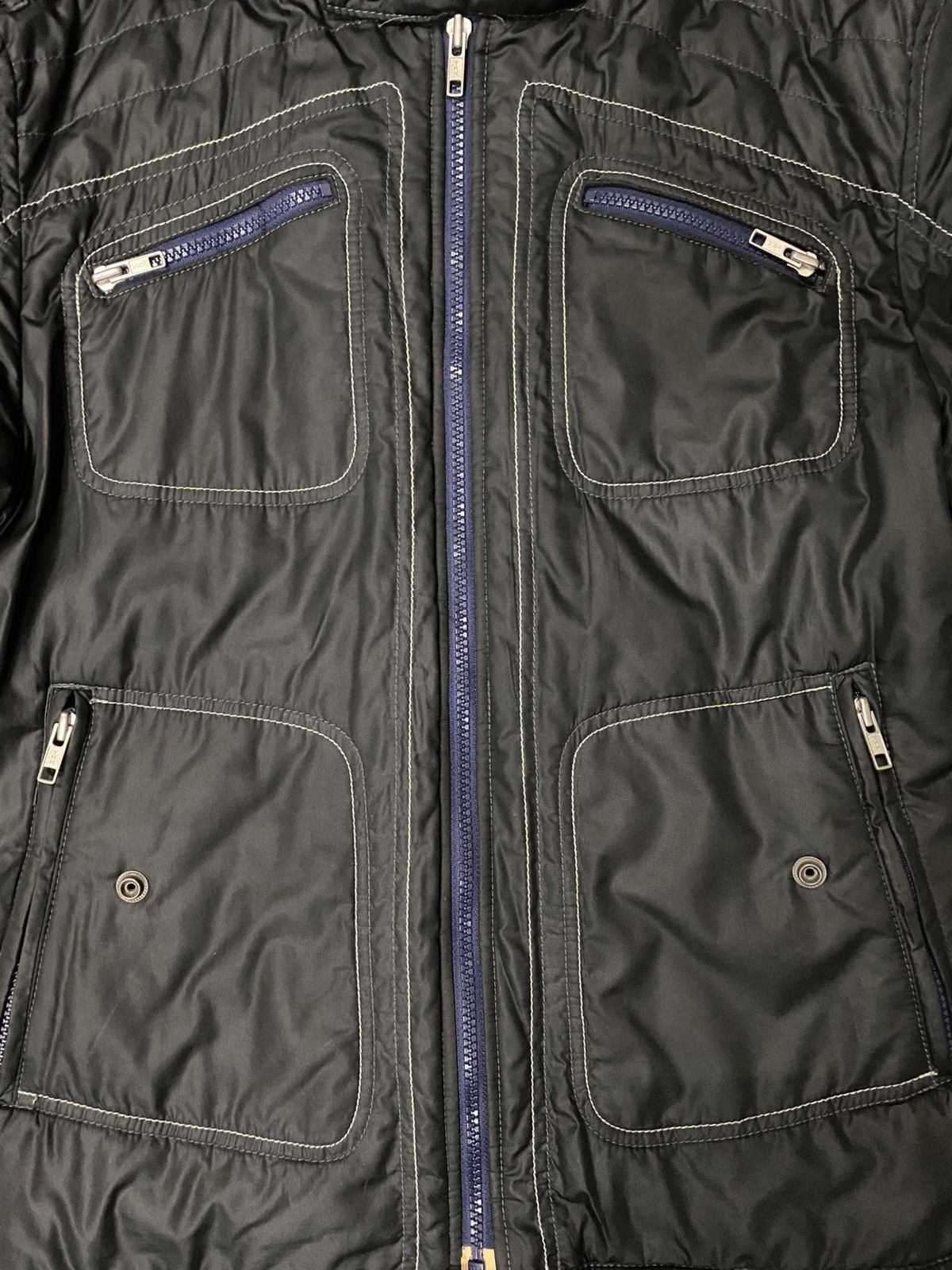 Energie × Vintage VINTAGE Y2K ENERGIE JEAN SESSION PUFFER RIDER JACKET Size US M / EU 48-50 / 2 - 3 Thumbnail