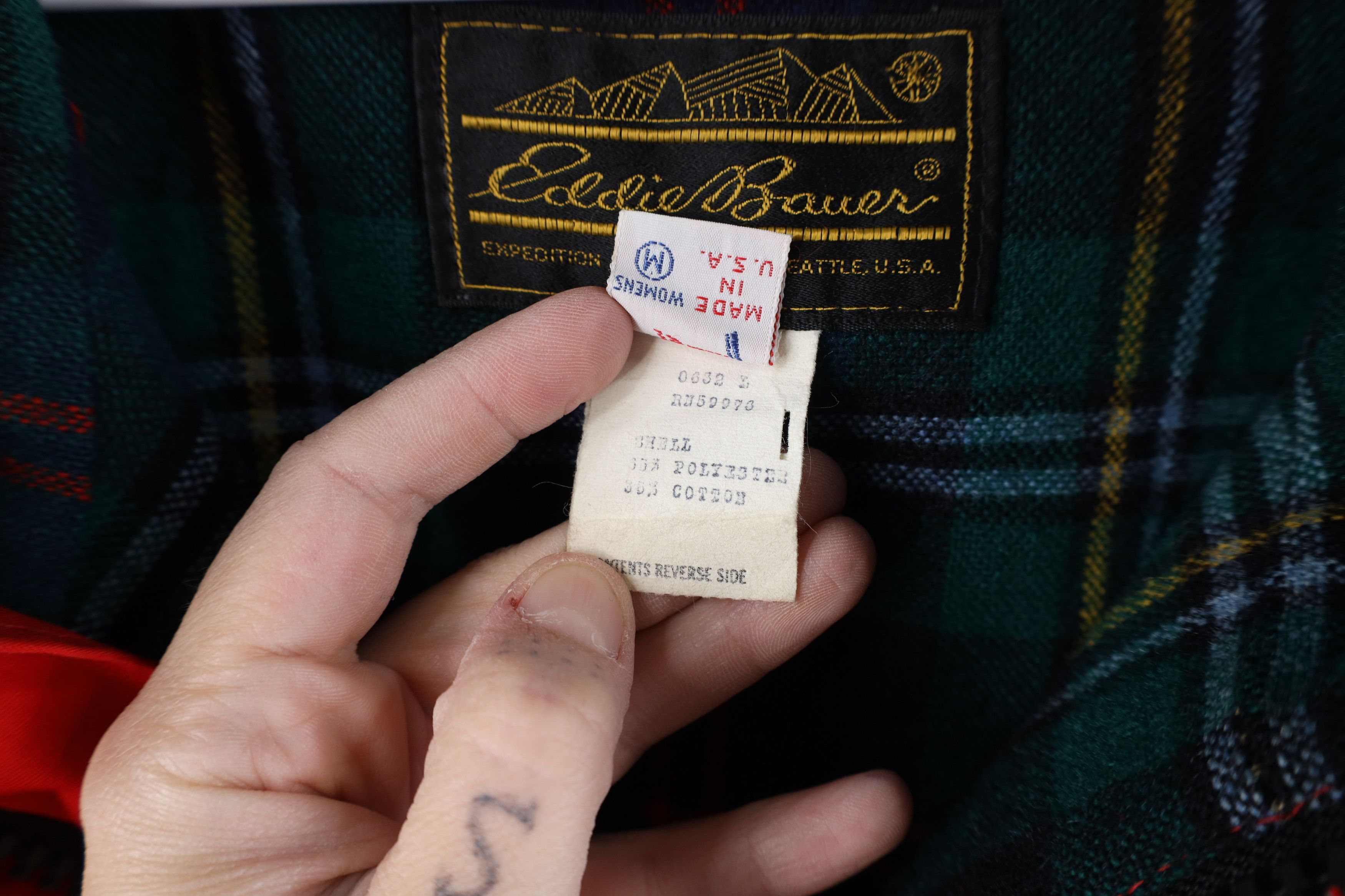 Eddie Bauer × Vintage Vintage 80s 90s Eddie Bauer Lined Hooded Parka Jacket USA Size M / US 6-8 / IT 42-44 - 7 Thumbnail