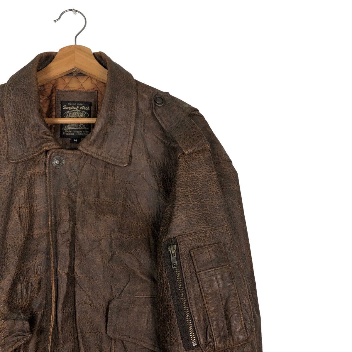 Japanese Brand 🔥Vintage Biker Leather Jacket Bayleaf Anch Issey Miyake Size US M / EU 48-50 / 2 - 6 Thumbnail