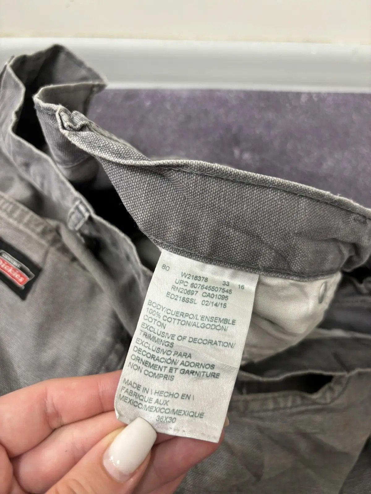 Dickies × Vintage Vintage Dickies Y2K Distressed Gray Work Skate Baggy Pants Size US 36 / EU 52 - 10 Thumbnail