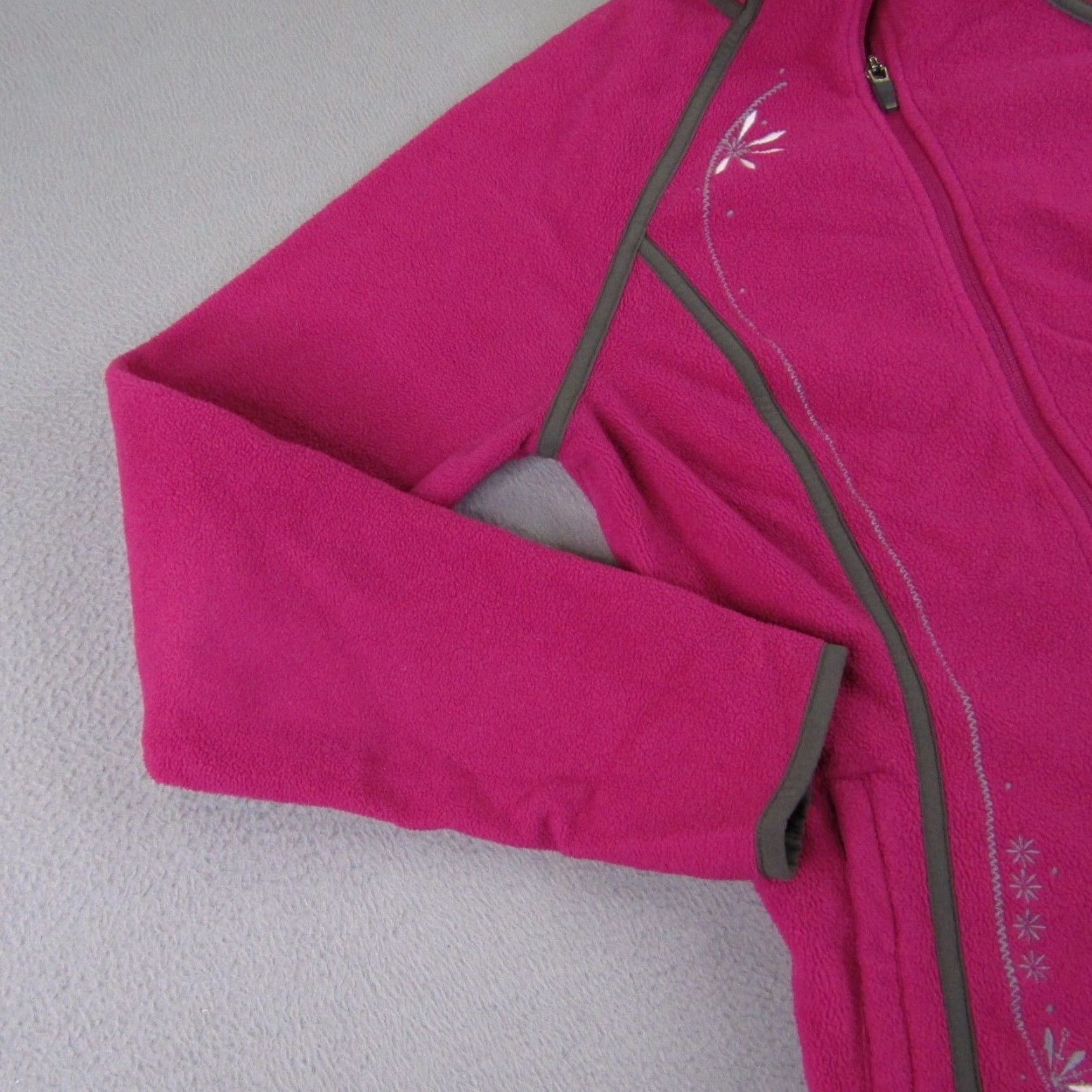 Eddie Bauer Eddie Bauer Jacket Pink Fleece Full Zip Outdoor Zipper Pockets Regular S Womens Size S / US 4 / IT 40 - 3 Thumbnail
