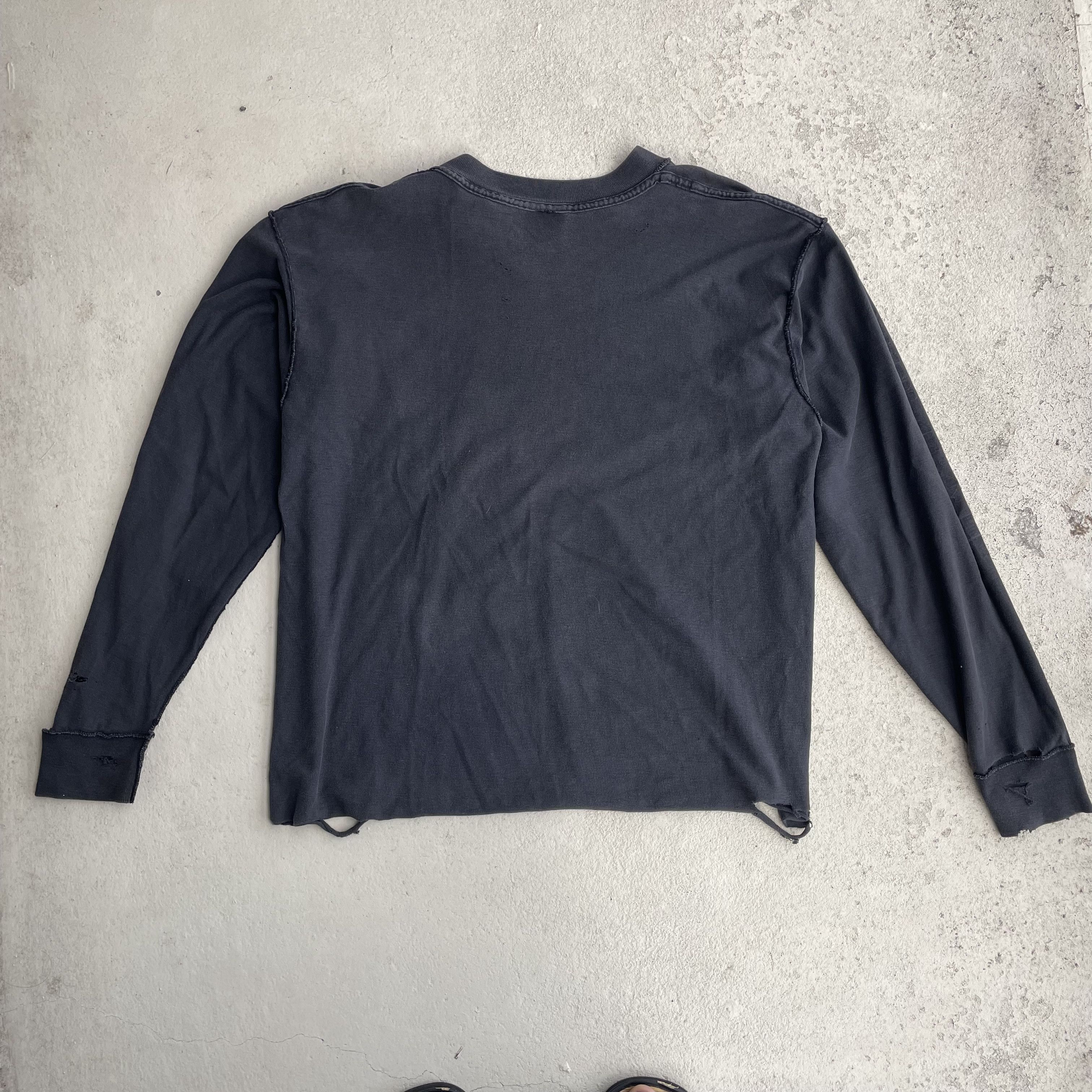 Vintage Custom Inside Out Distressed Skull Long Sleeve Size US M / EU 48-50 / 2 - 5 Thumbnail