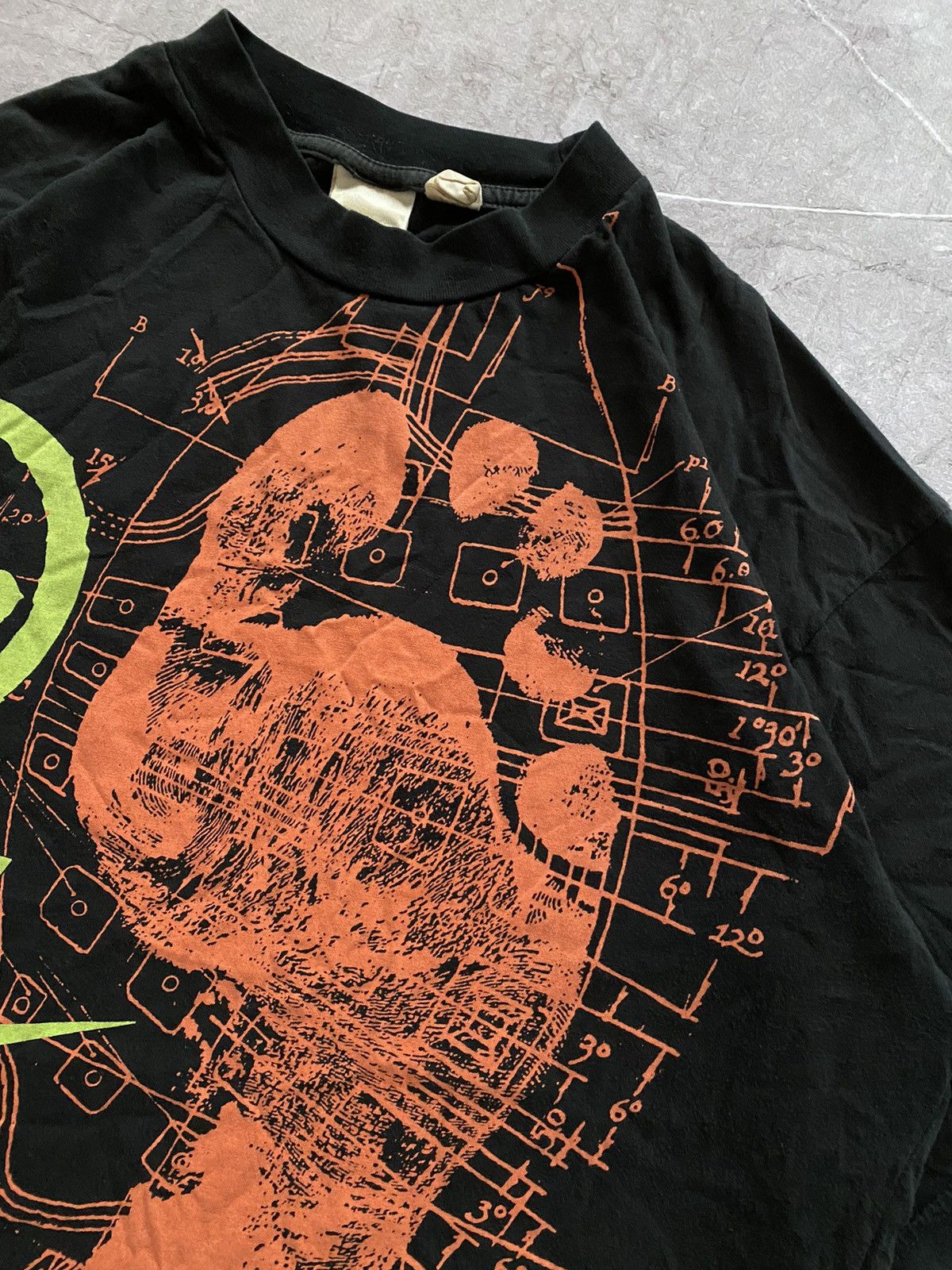 Nike × Vintage Vintage 90s Nike Big Foot Logo Oversized Rap Y2K T Shirt Size US XL / EU 56 / 4 - 8 Thumbnail