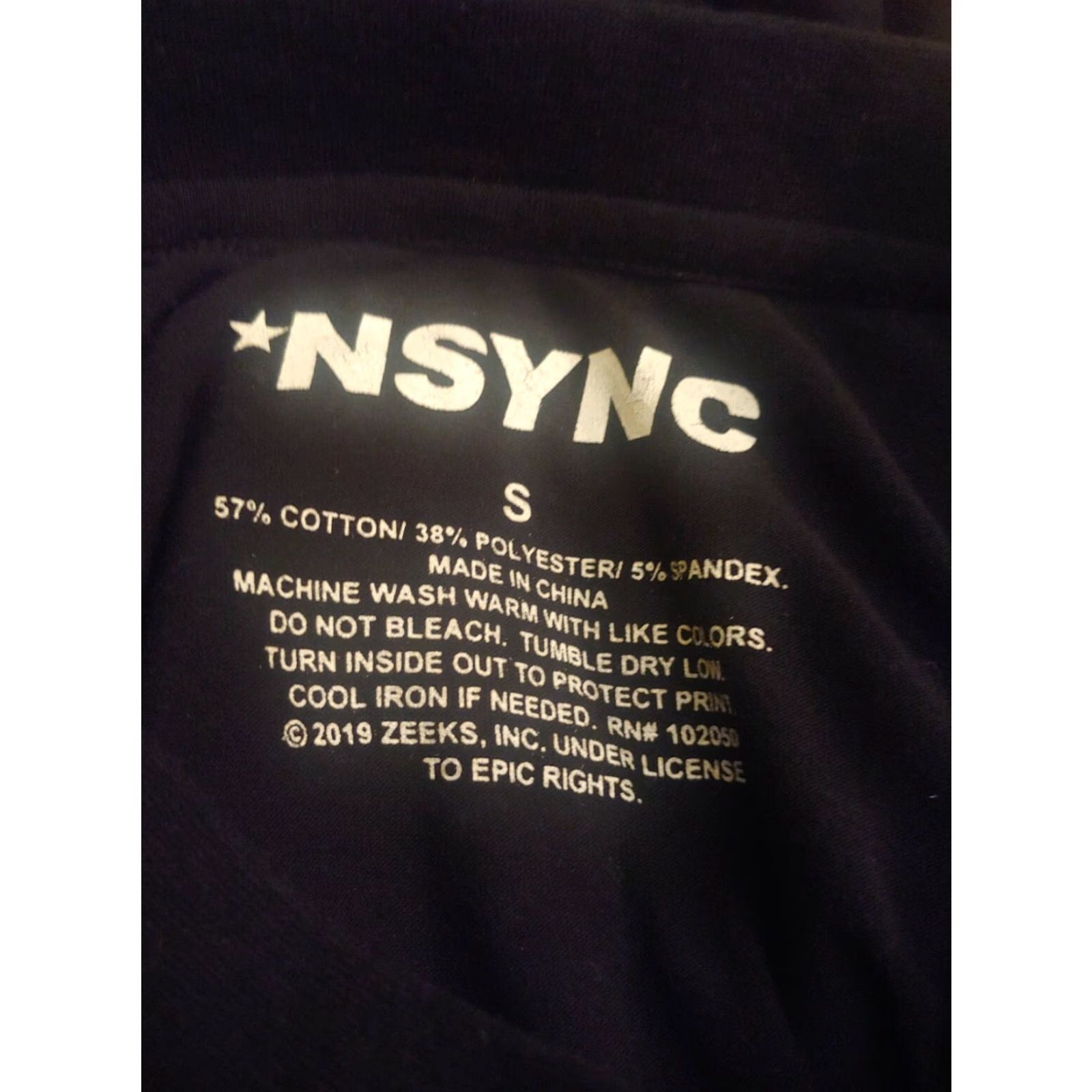 Vintage NSYNC No Strings Attached Sleepshirt T Shirt Nightgown Womens Small Black Short Crew Neck Pullover Graphic Print Music NSYNC Size S / US 4 / IT 40 - 5 Thumbnail