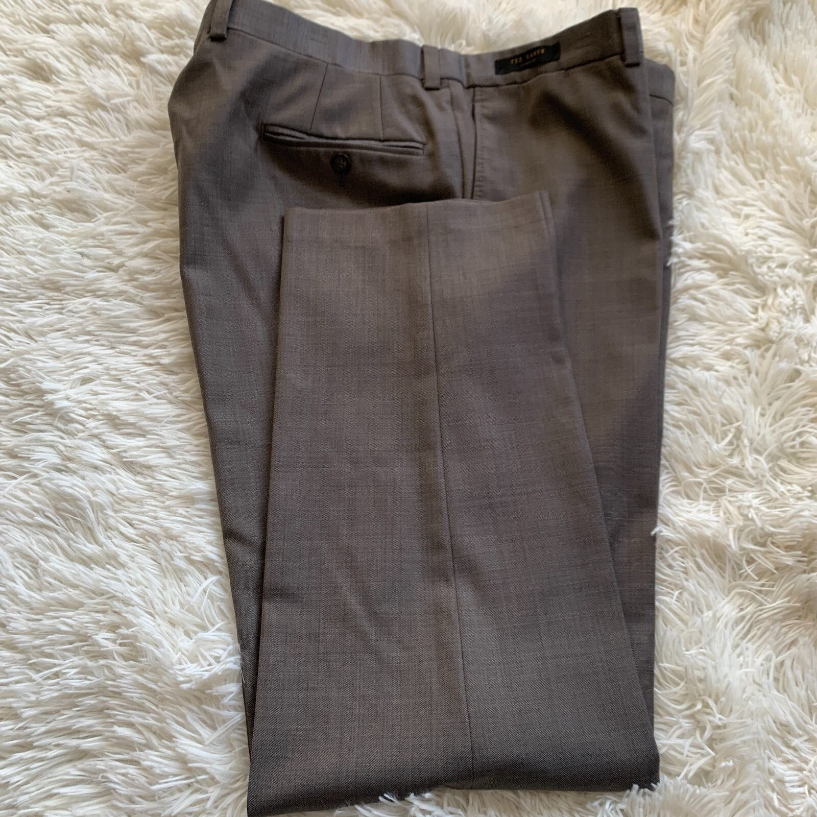 Ted Baker Ted Baker London Jefferson Pant Flat Front Wool Dress Pants Size 38R - 12 Thumbnail