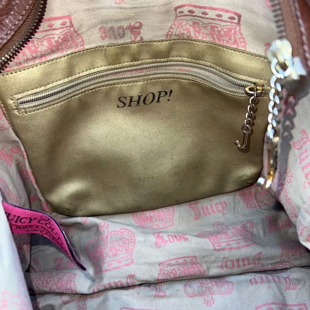 Juicy Couture Juicy Couture Vintage Genuine Leather Cage Strapped Large Shoulder Bag SEE PHOTOS AND DESCRIPTION Size ONE SIZE - 11 Thumbnail