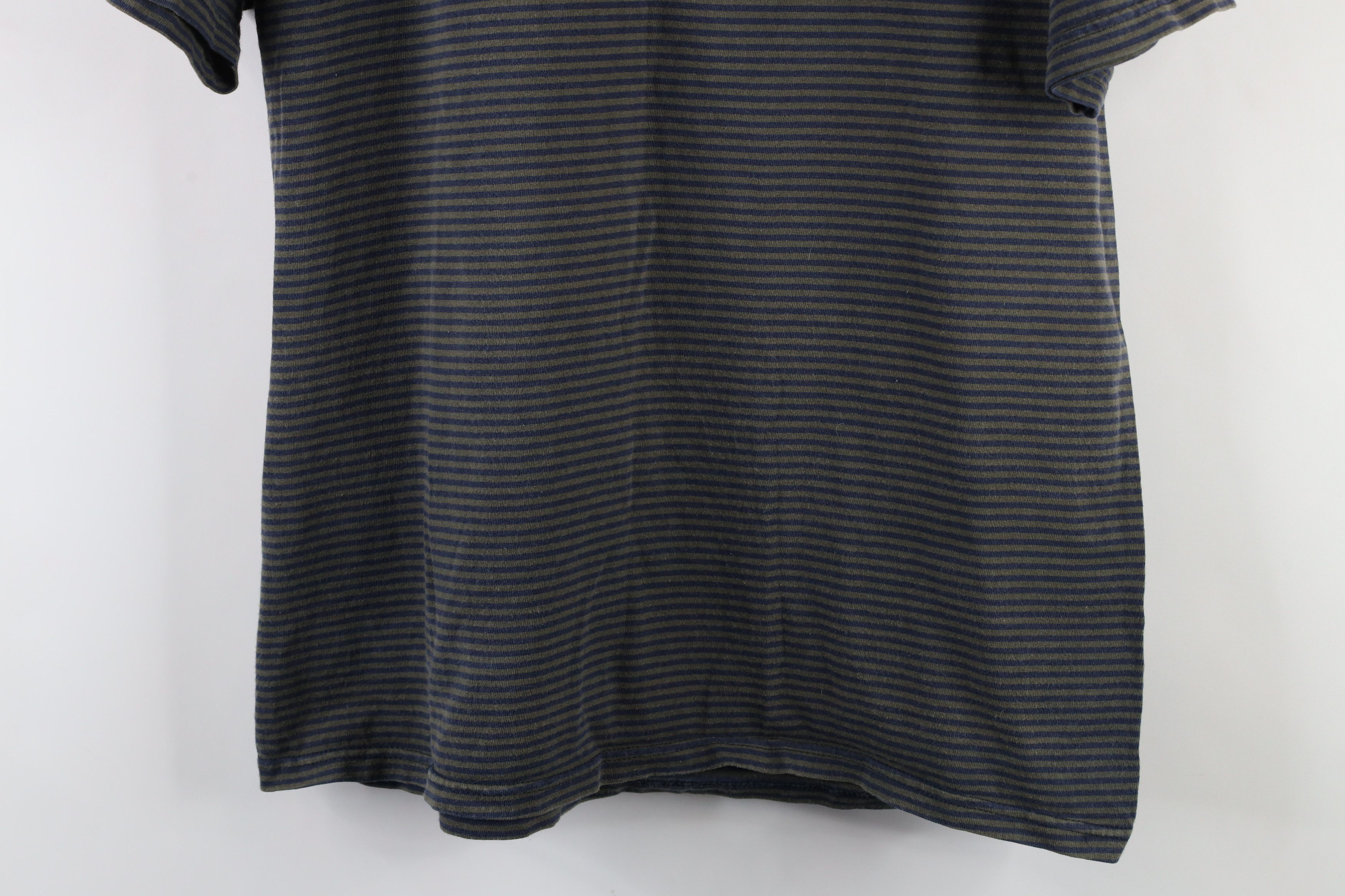 Vintage Vintage 90s Streetwear Striped Short Sleeve T-Shirt Cotton Size US M / EU 48-50 / 2 - 3 Thumbnail